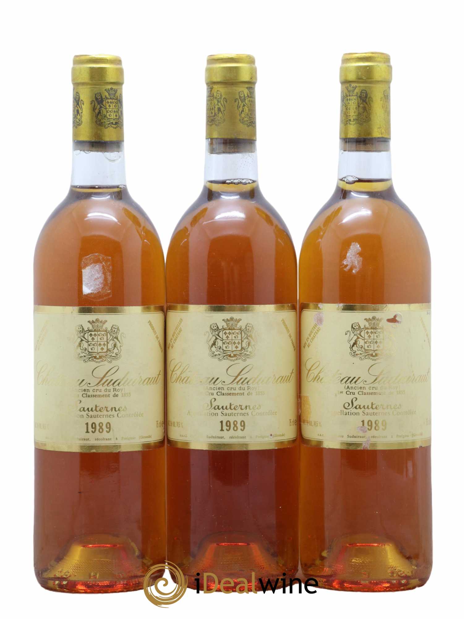 Château Suduiraut 1er Grand Cru Classé 1989 - Lotto di 3 bottiglie - 0