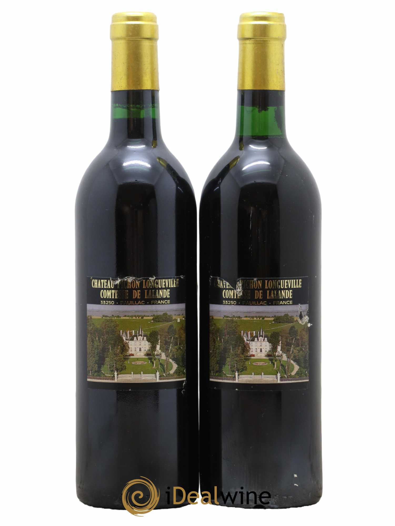 Château Pichon Longueville Comtesse de Lalande 2ème Grand Cru Classé 1989 - Lot de 2 bouteilles - 1