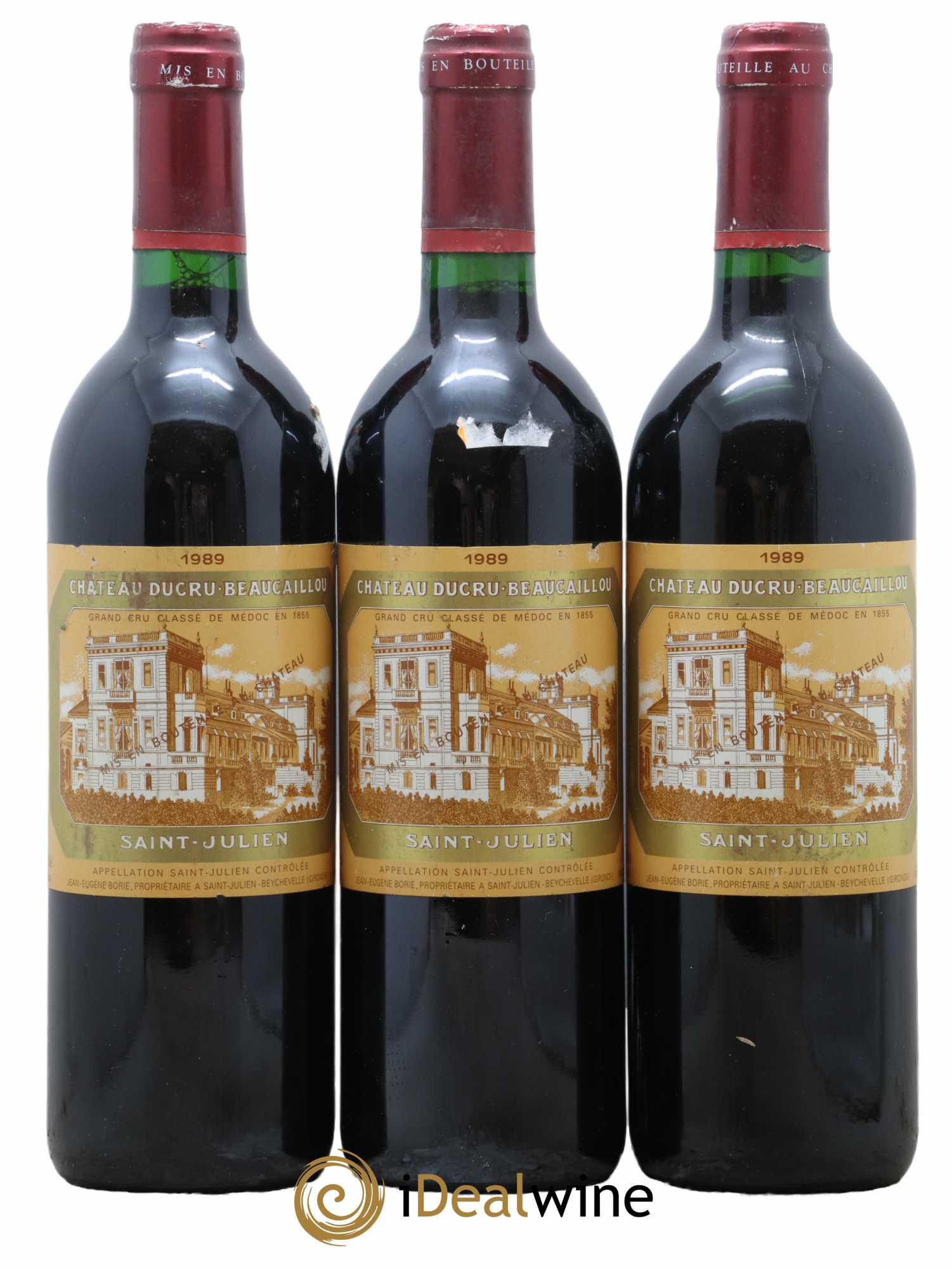 Château Ducru Beaucaillou 2ème Grand Cru Classé 1989 - Lot de 3 bouteilles - 0