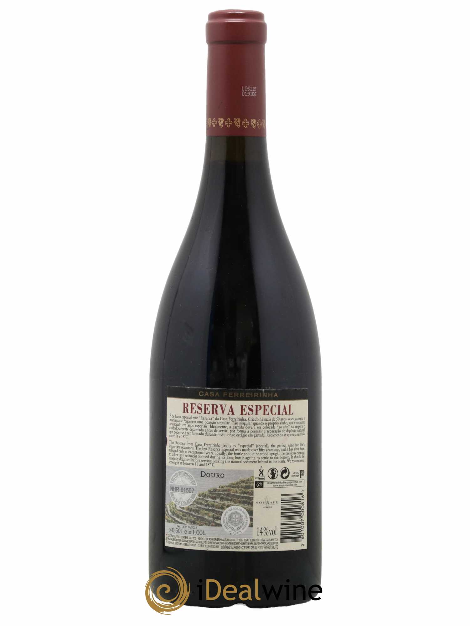 Douro Reserva Especial Casa Ferreirinha 2007 - Lot de 1 bouteille - 1