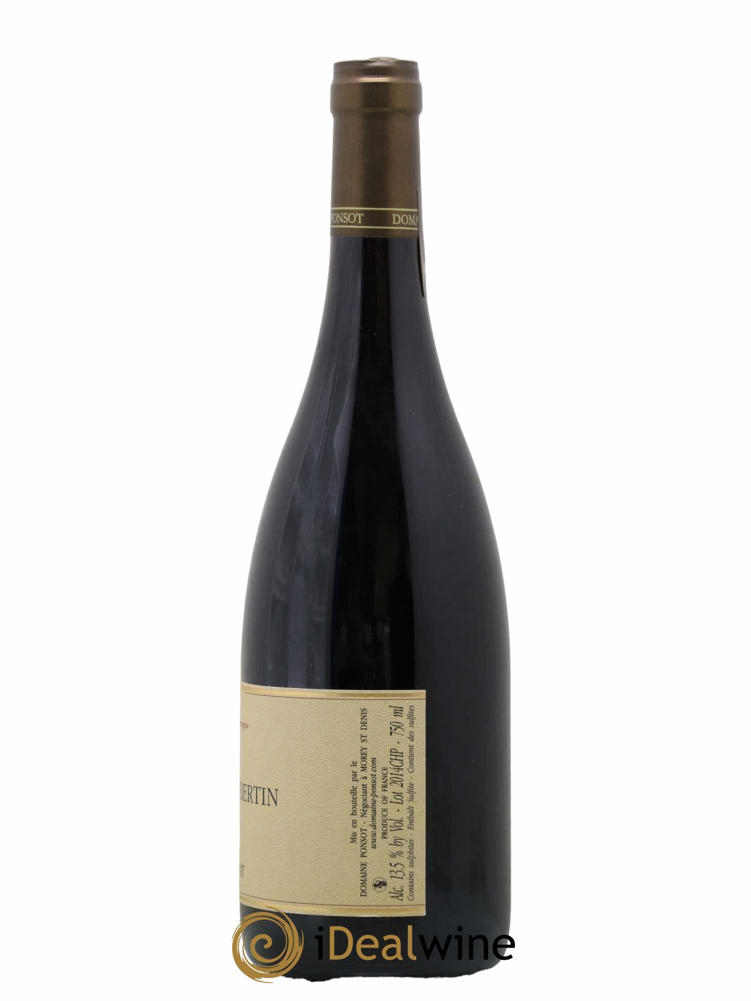 Chapelle-Chambertin Grand Cru Ponsot (Domaine) 2014 - Lot de 1 bouteille - 1