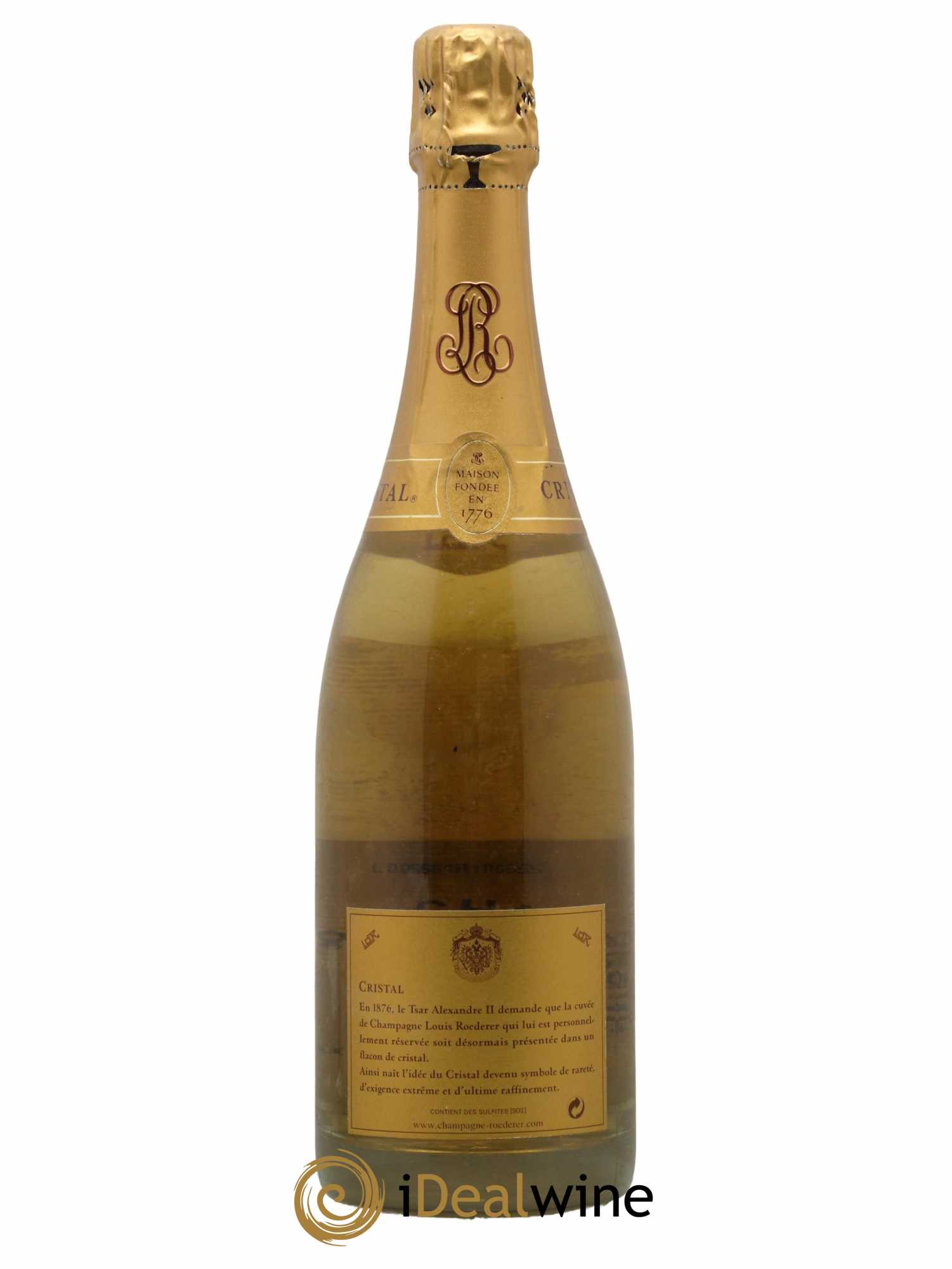 Cristal Louis Roederer 2002 - Lot de 1 bouteille - 1