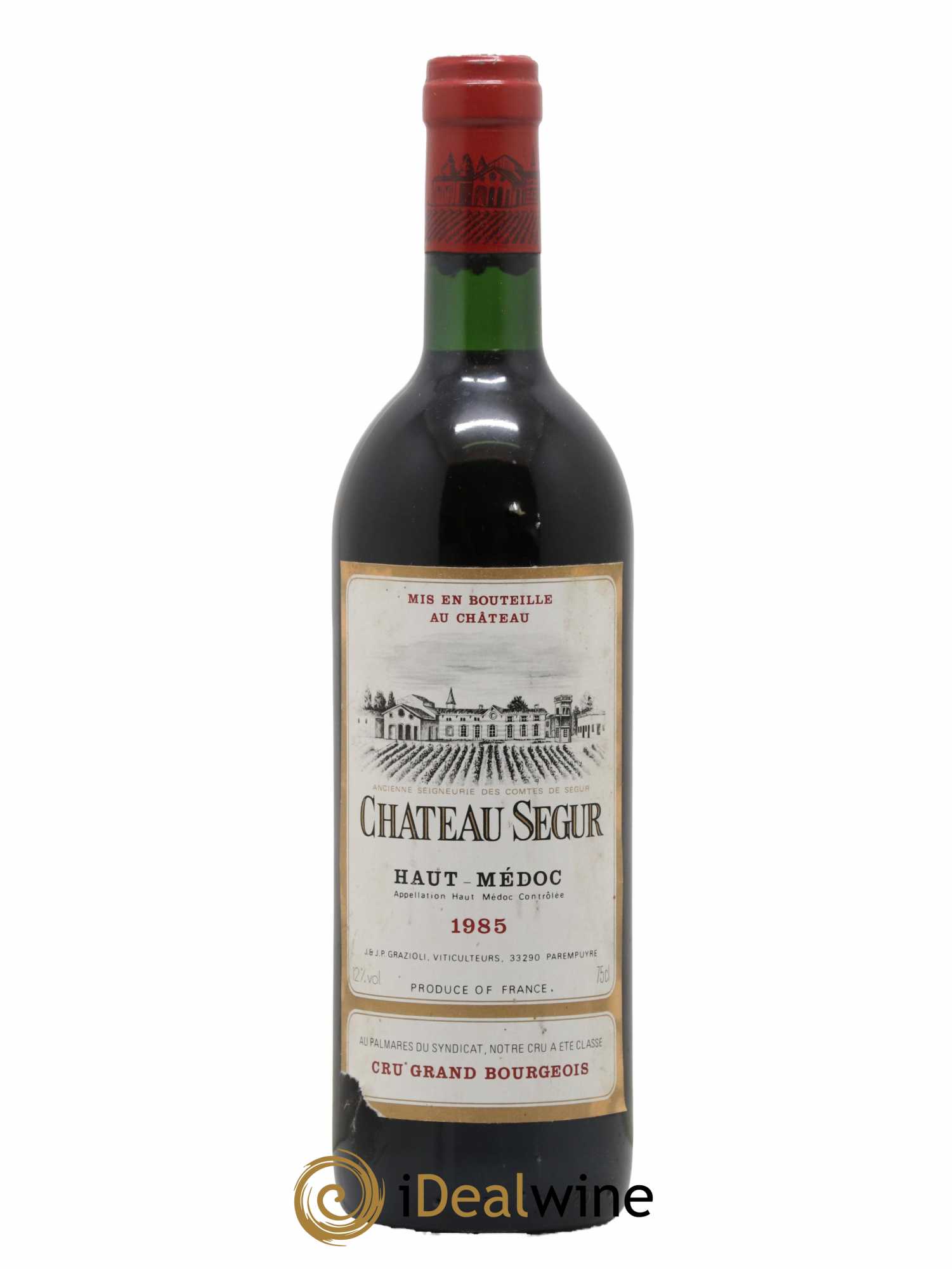 Château Ségur Cru Bourgeois 1985 - Lot de 1 bouteille - 0