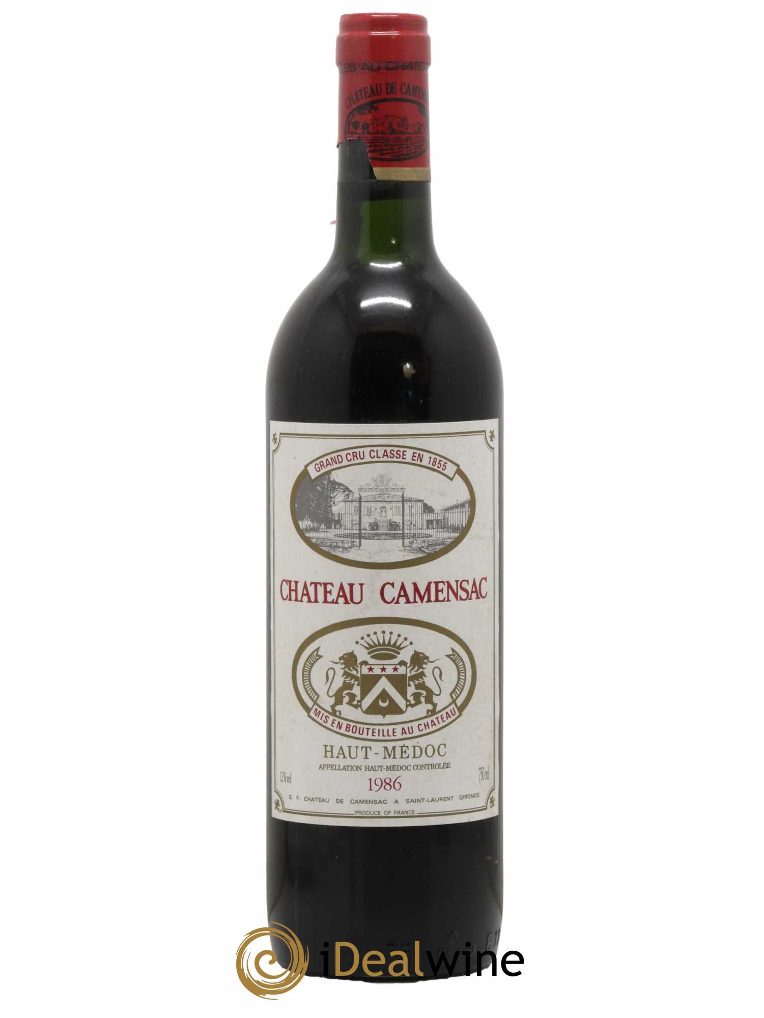 Château Camensac 5ème Grand Cru Classé 1986 - Lot de 1 bouteille - 0