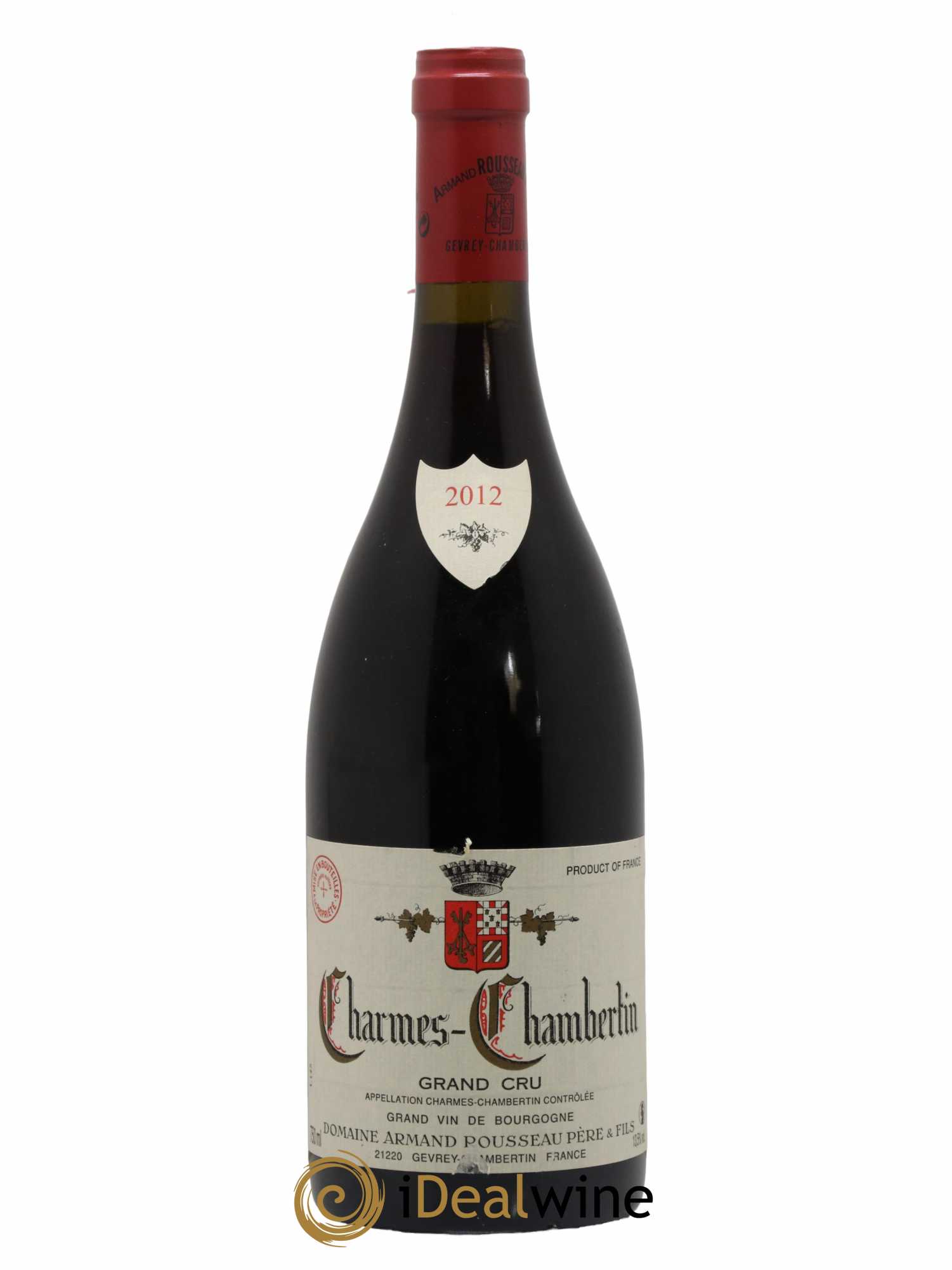 Charmes-Chambertin Grand Cru Armand Rousseau (Domaine) 2012 - Lot de 1 bouteille - 0
