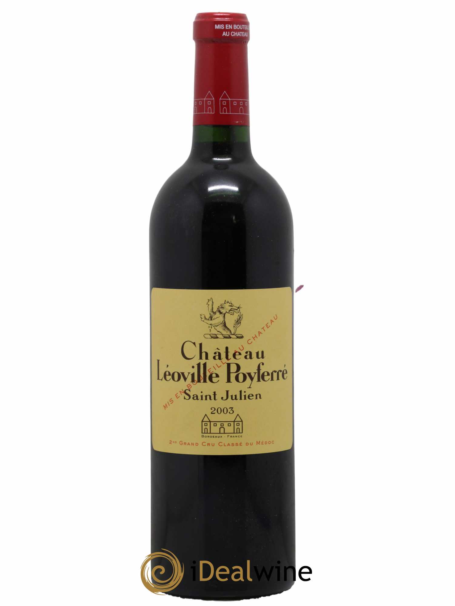 Château Léoville Poyferré 2ème Grand Cru Classé 2003 - Lot de 1 bouteille - 0