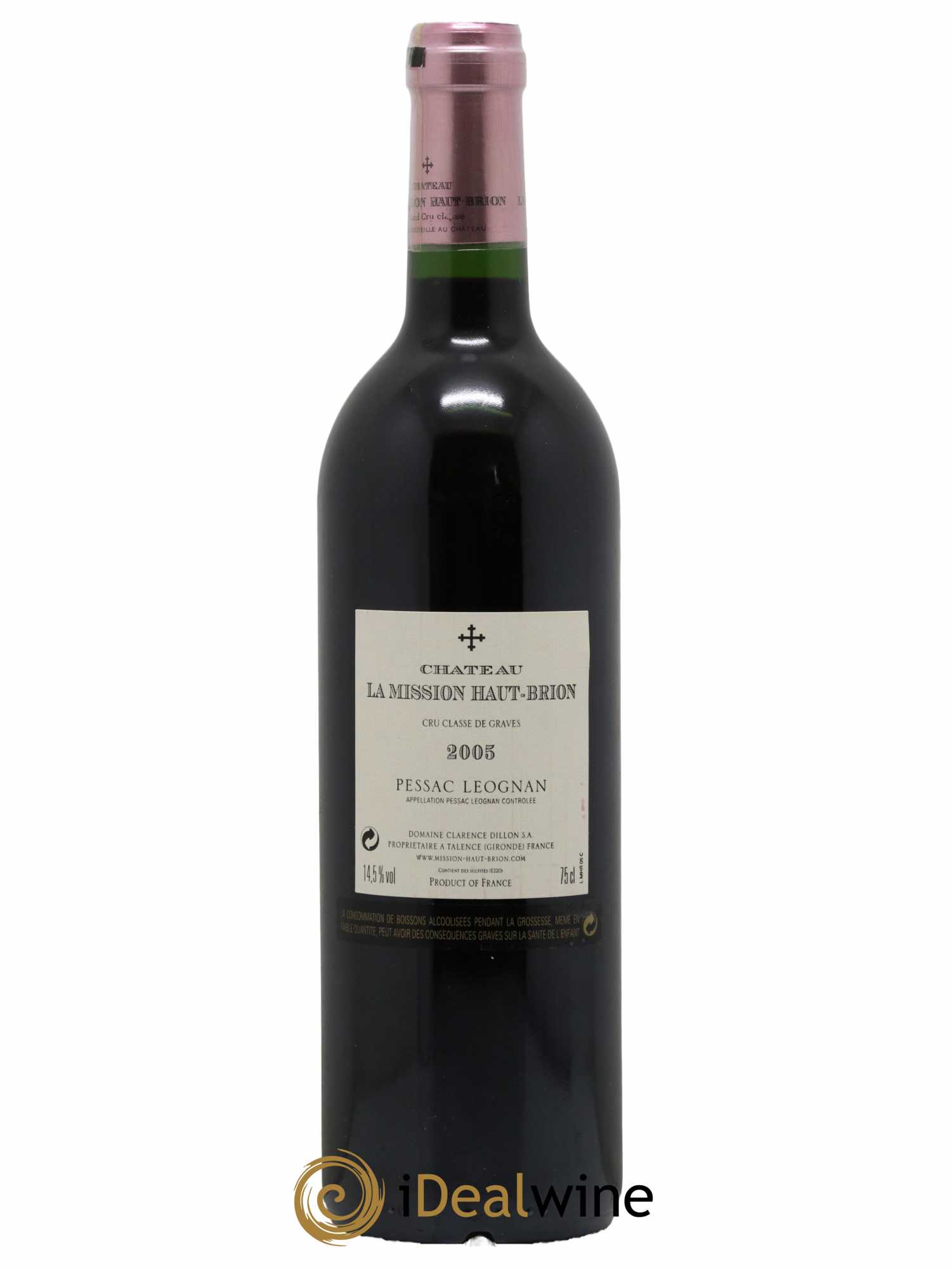Château la Mission Haut-Brion Cru Classé de Graves 2005 - Lot de 1 bouteille - 1