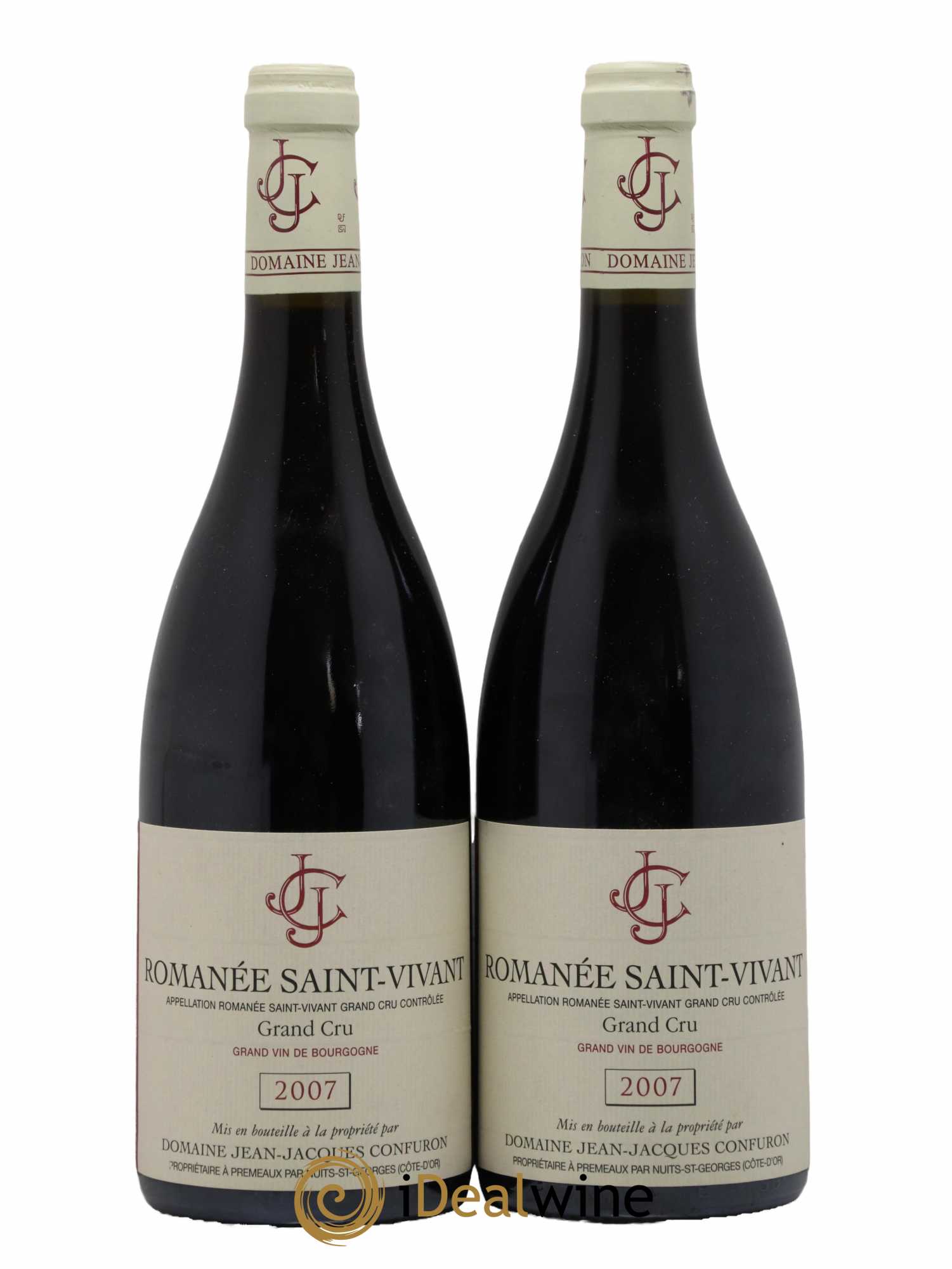Romanée-Saint-Vivant Grand Cru Jean-Jacques Confuron 2007 - Lot de 2 bouteilles - 0