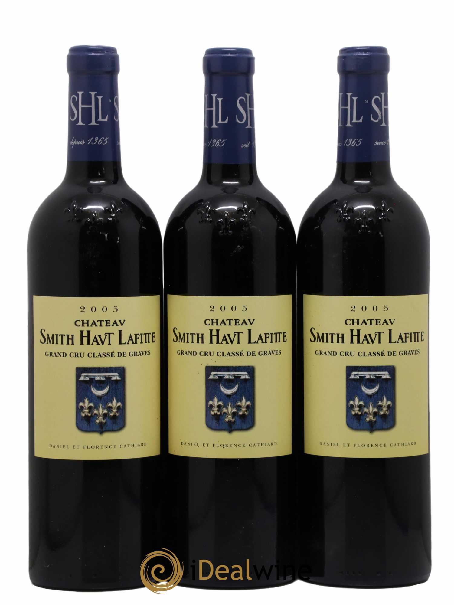 Château Smith Haut Lafitte Cru Classé de Graves 2005 - Lot de 3 bouteilles - 0