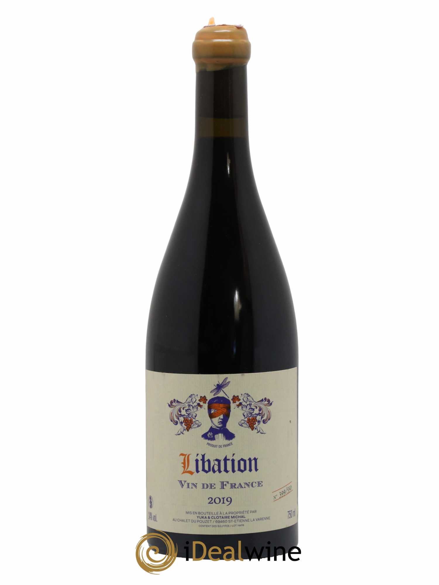 Vin de France Libation Yuke et Clotaire Michal 2019 - Lot de 1 bouteille - 0
