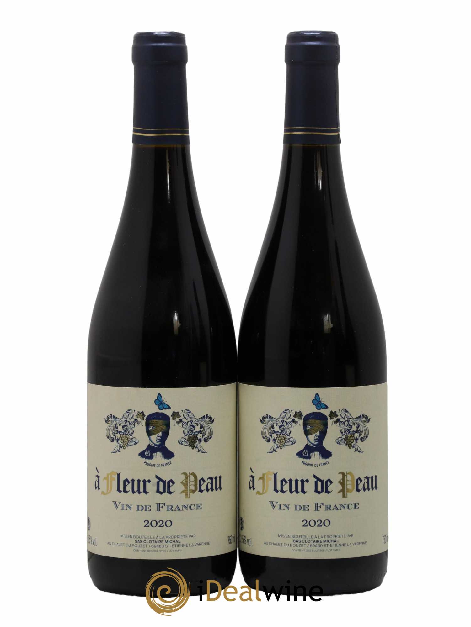 Vin de France A fleur de Peau Clotaire Michal 2020 - Lot de 2 bouteilles - 0