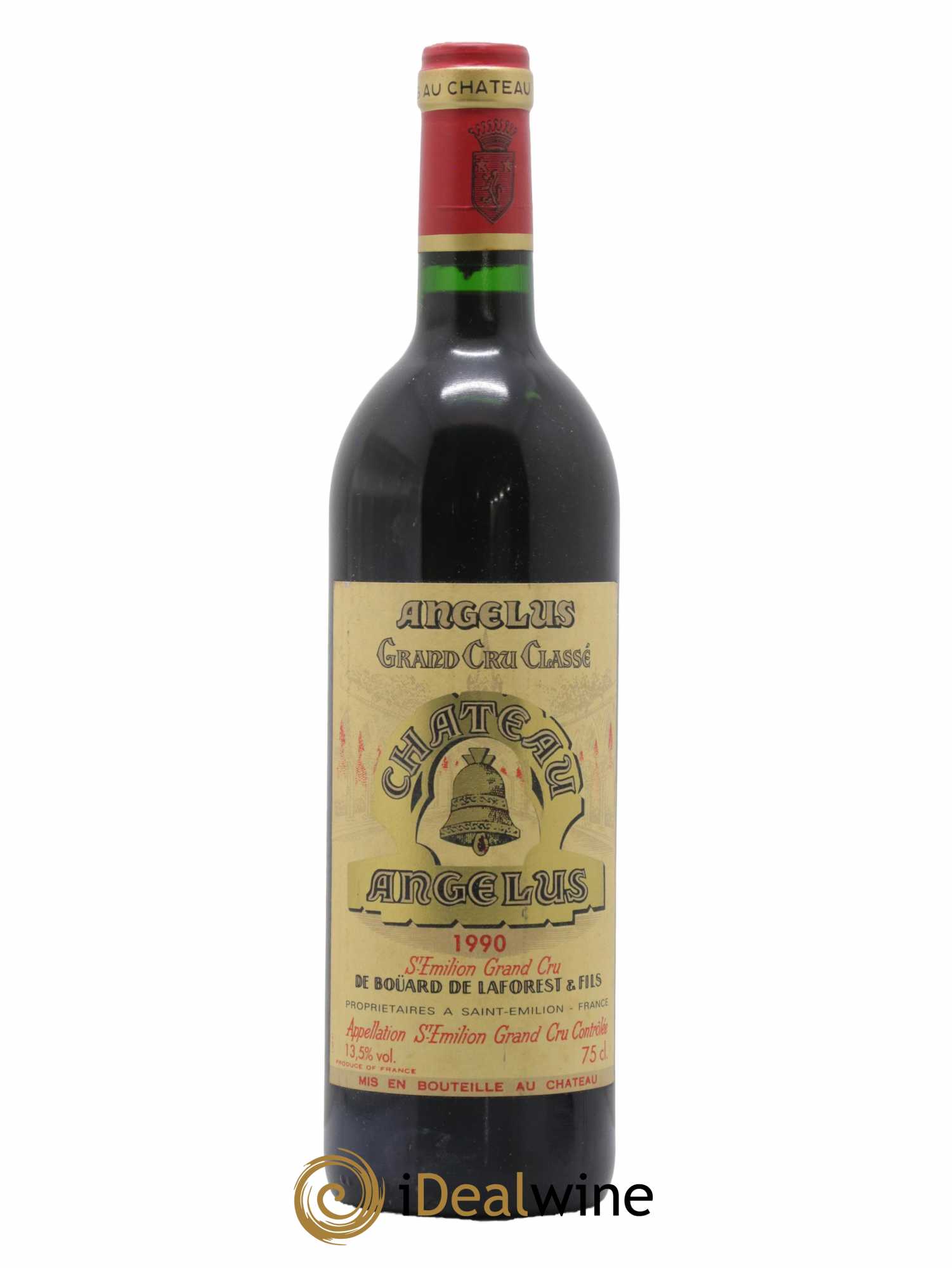 Château Angélus 1er Grand Cru Classé A 1990 - Lot de 1 bouteille - 0