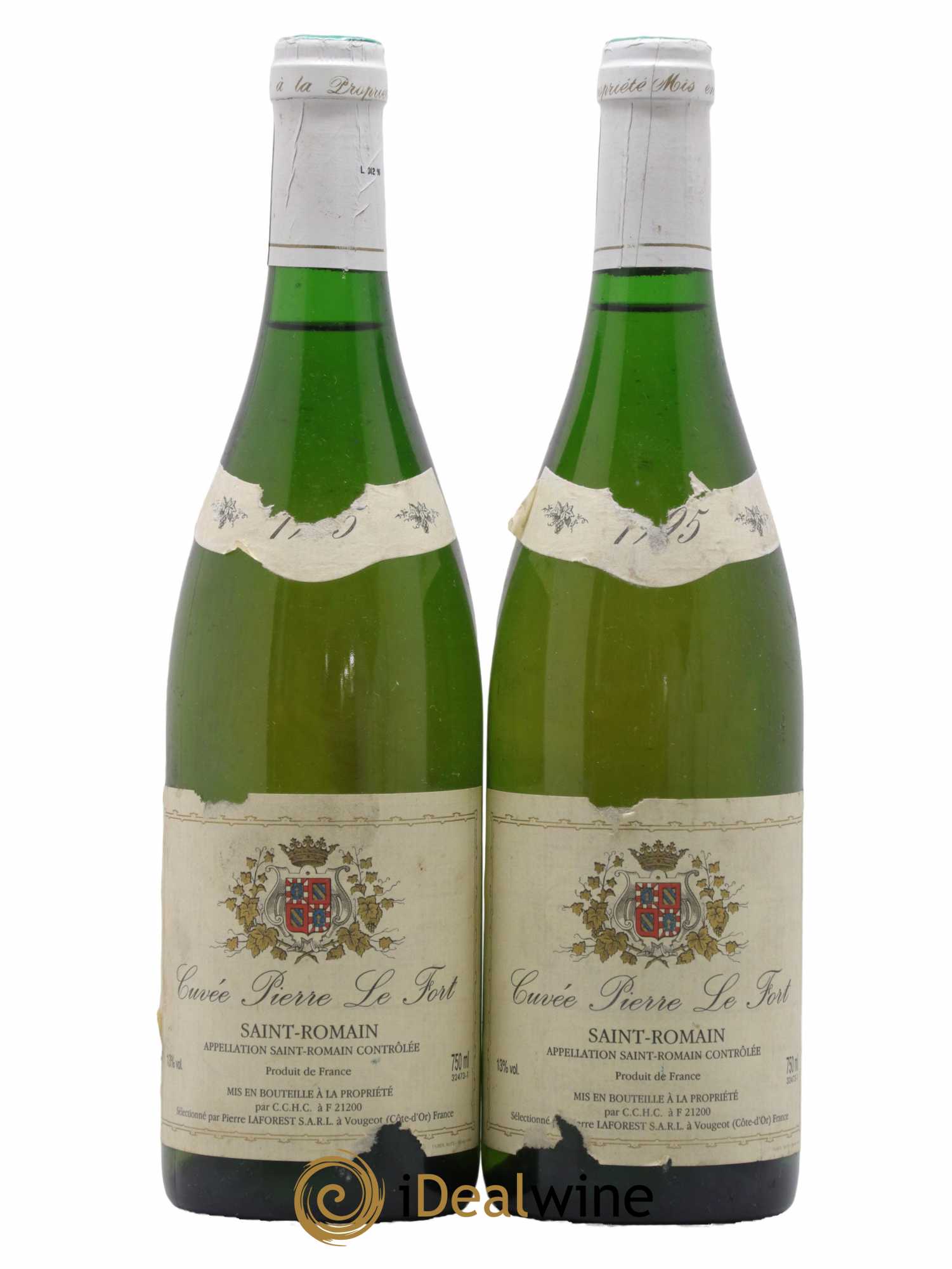 Saint-Romain Cuvée Pierre Le Fort Pierre Laforest 1995 - Lot de 2 bouteilles - 0