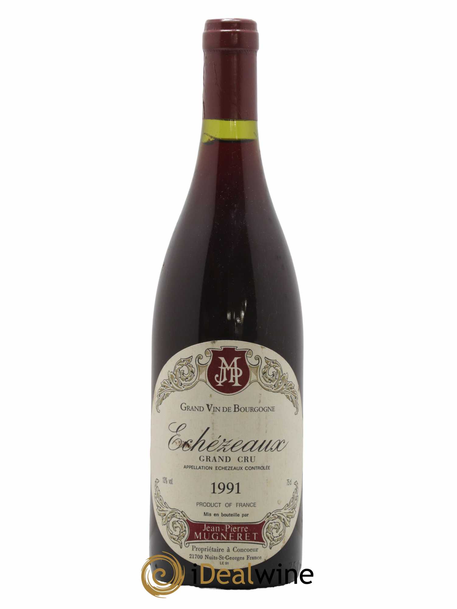 Echezeaux Grand Cru Domaine Jean-Pierre Mugneret 1991 - Lot de 1 bouteille - 0