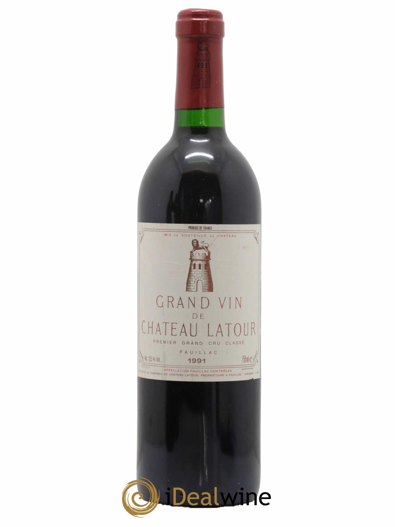 Château Latour 1er Grand Cru Classé 1991 - Lot de 1 bouteille - 0