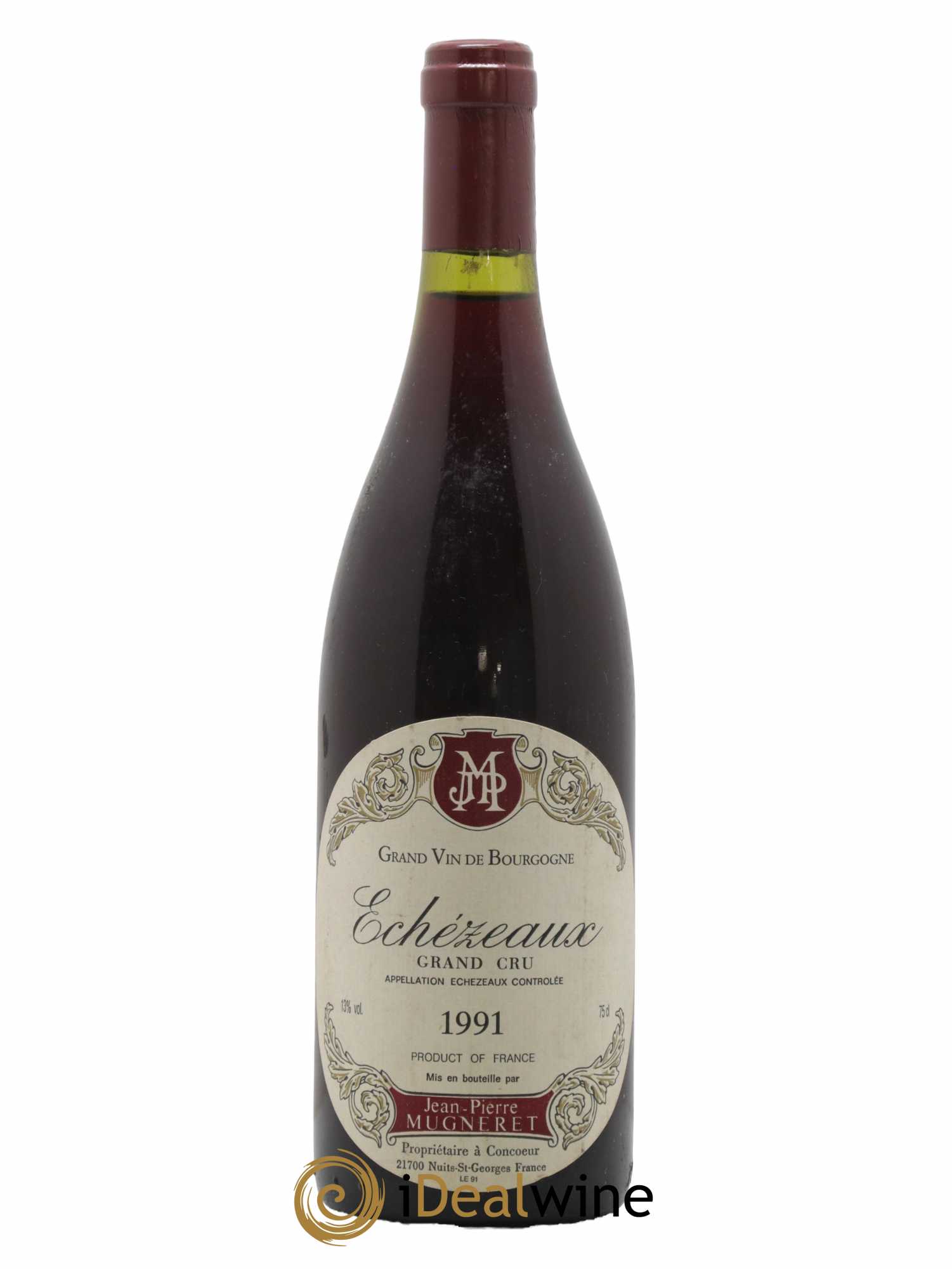 Echezeaux Grand Cru Domaine Jean-Pierre Mugneret 1991 - Lot de 1 bouteille - 0
