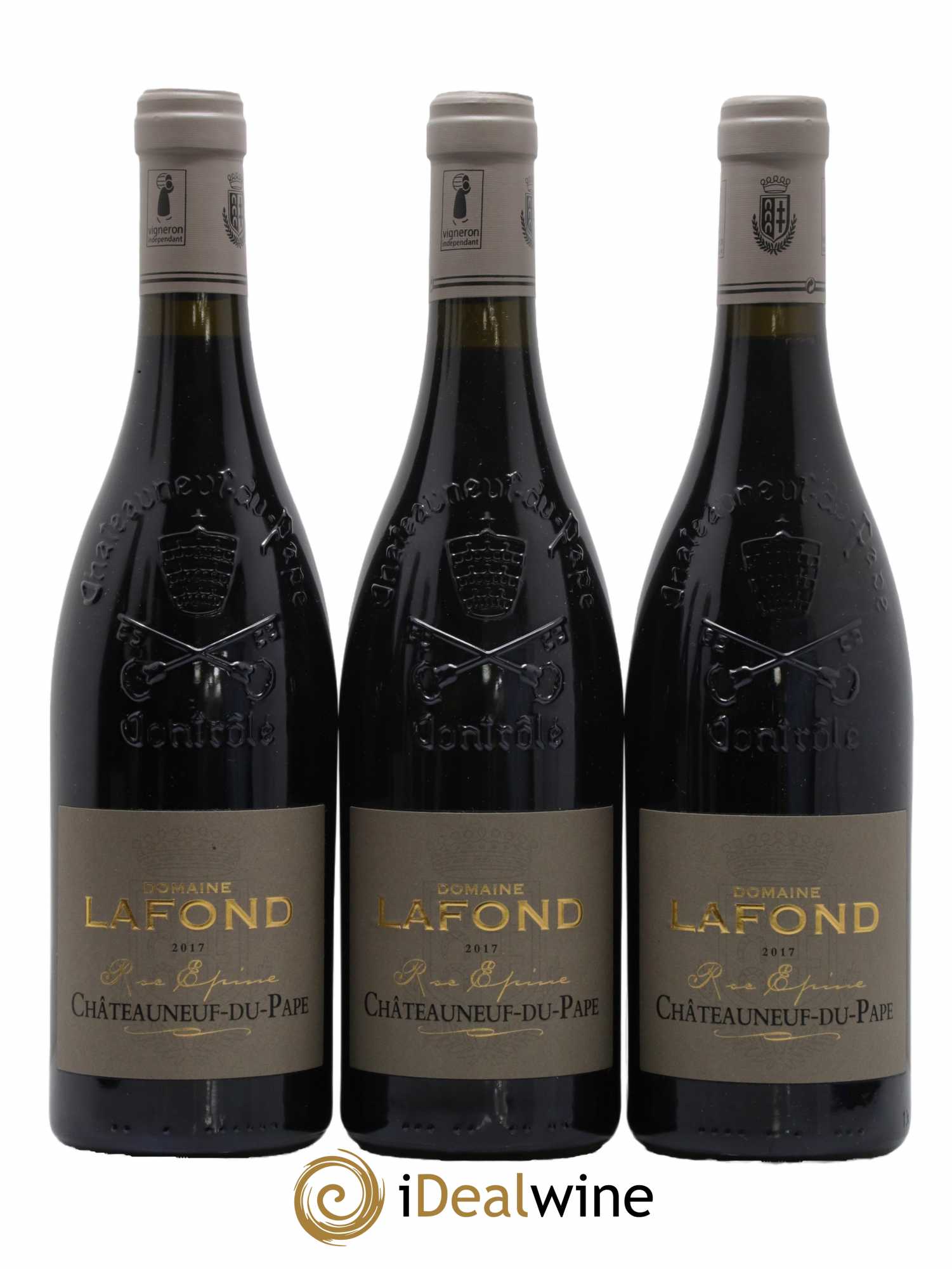 Châteauneuf-du-Pape Domaine Lafond 2017 - Lot de 3 bouteilles - 0