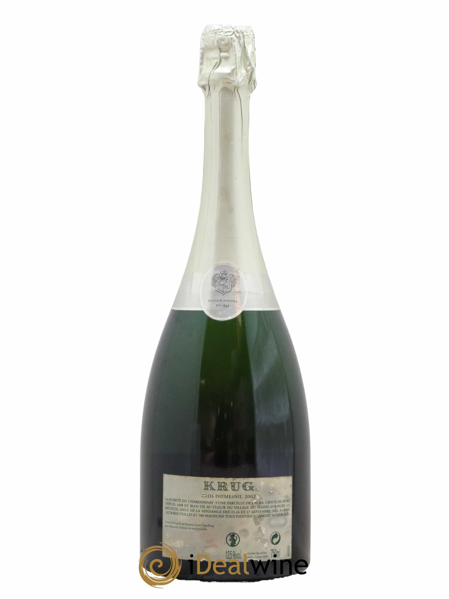 Clos du Mesnil Krug 2002 - Lot de 1 bouteille - 1