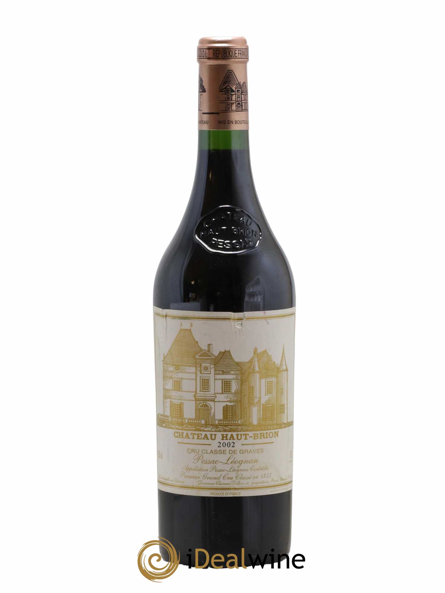 Château Haut Brion 1er Grand Cru Classé 2002 - Lot de 1 bouteille - 0