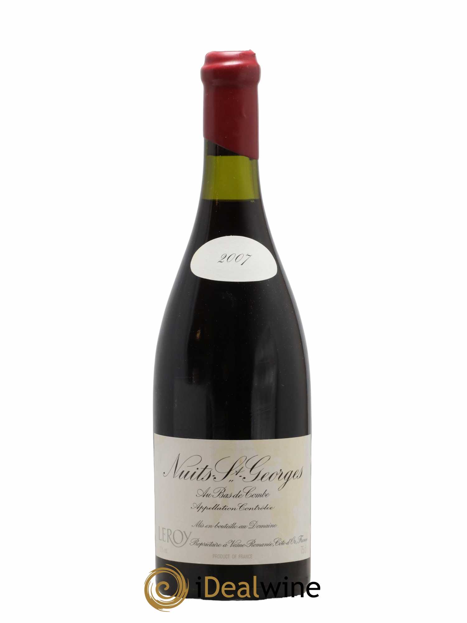 Nuits-Saint-Georges Bas de Combes Leroy (Domaine) 2007 - Lot de 1 bouteille - 0