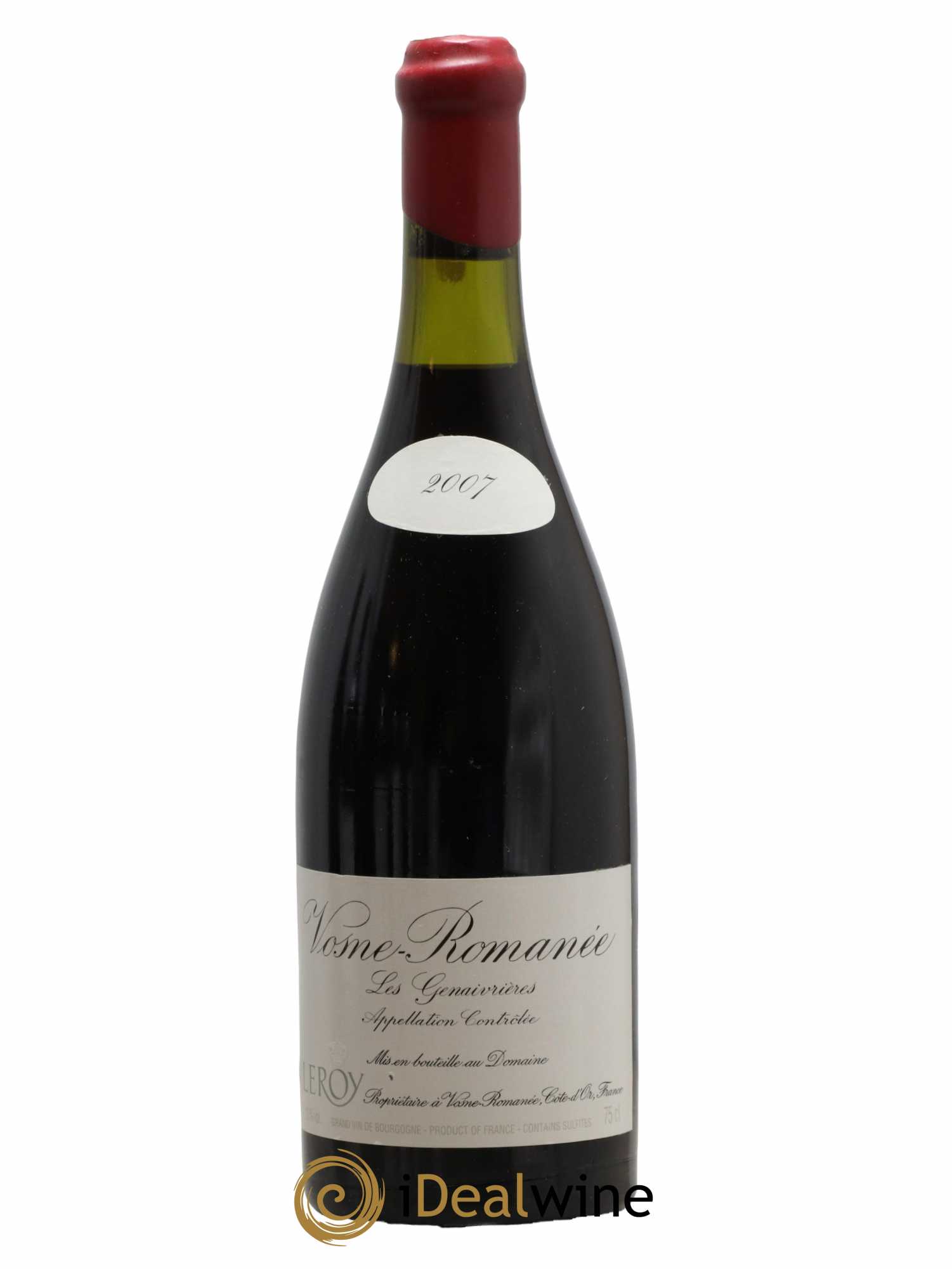 Vosne-Romanée Les Genaivrières Leroy (Domaine) 2007 - Lot de 1 bouteille - 0