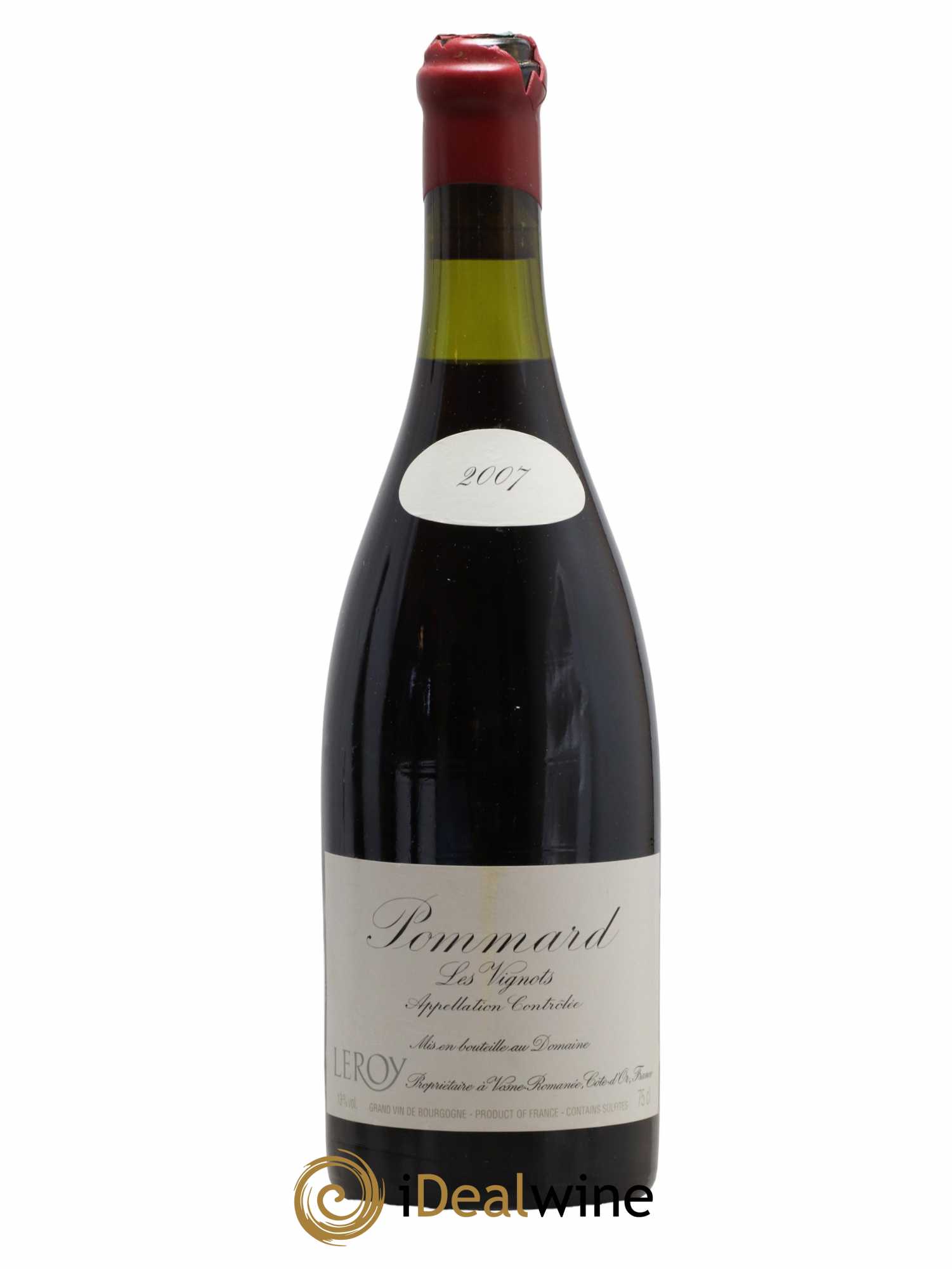 Pommard Les Vignots Leroy (Domaine) 2007 - Lot de 1 bouteille - 0