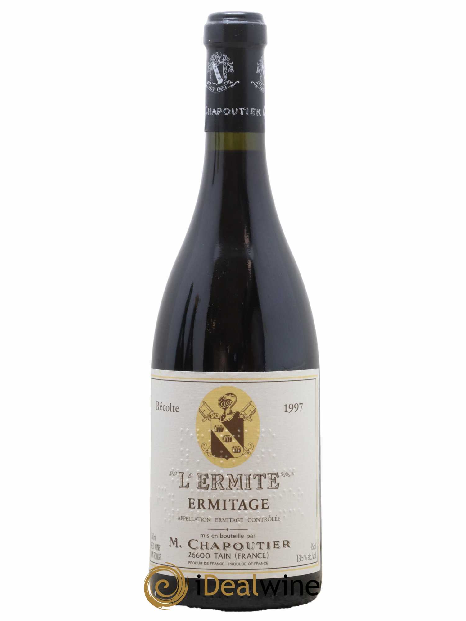 Hermitage Ermitage l'Ermite Chapoutier 1997 - Lot de 1 bouteille - 0