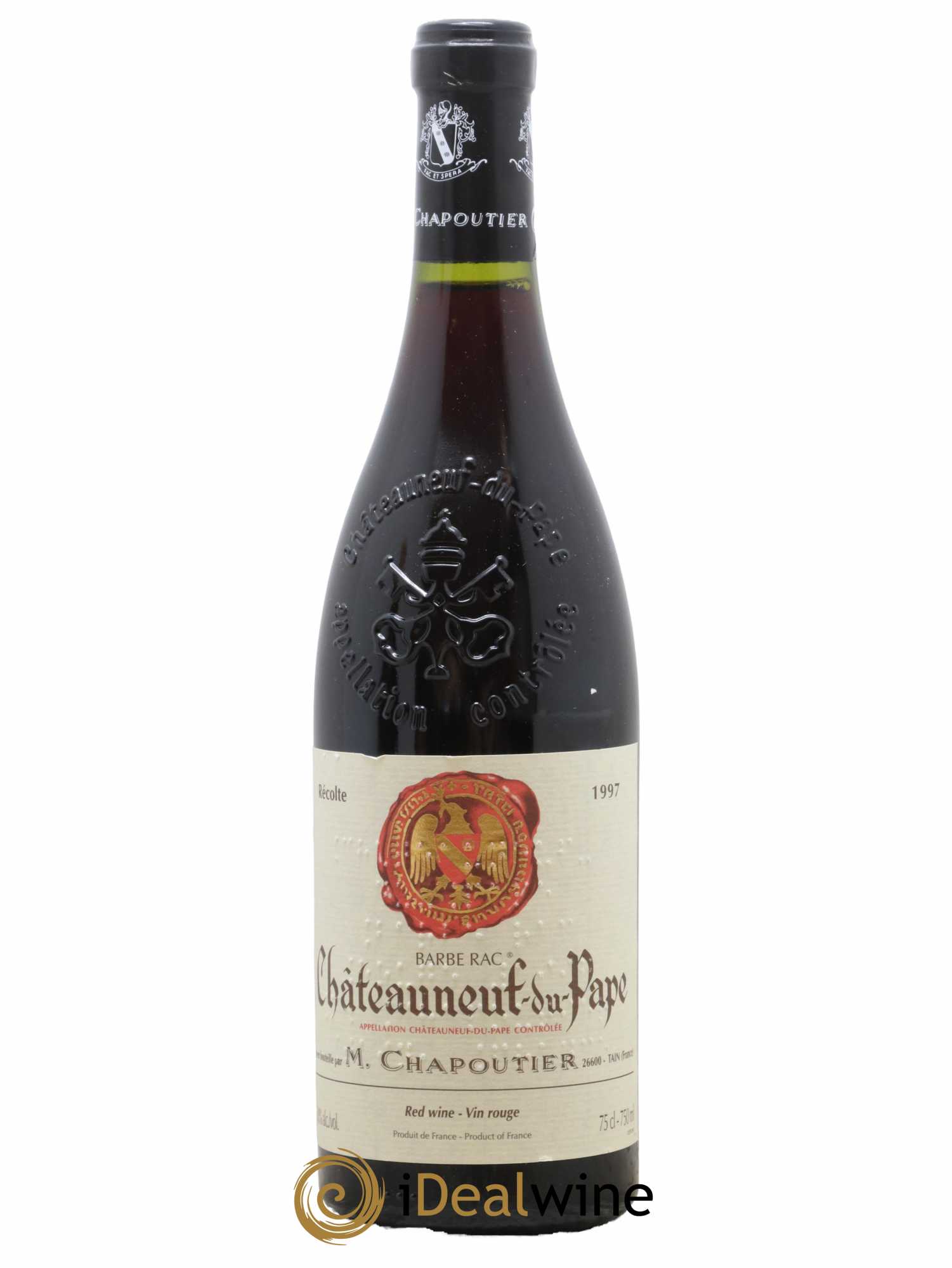 Châteauneuf-du-Pape Barbe Rac Chapoutier 1997 - Lot de 1 bouteille - 0