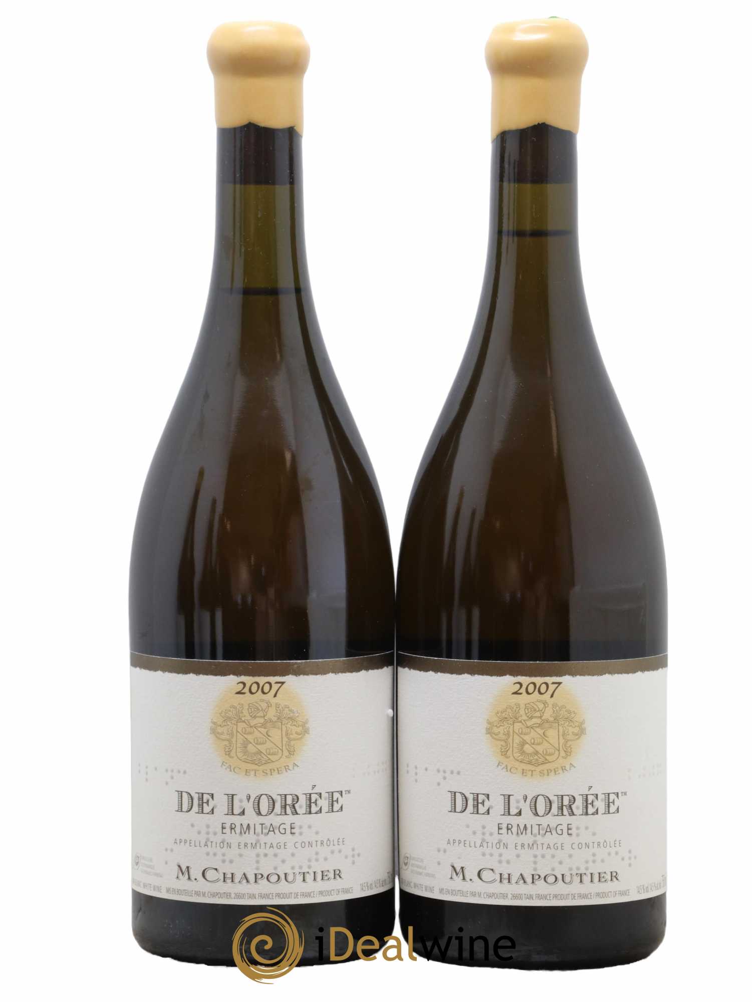 Hermitage Ermitage de l'Orée Chapoutier 2007 - Lot de 2 bouteilles - 0