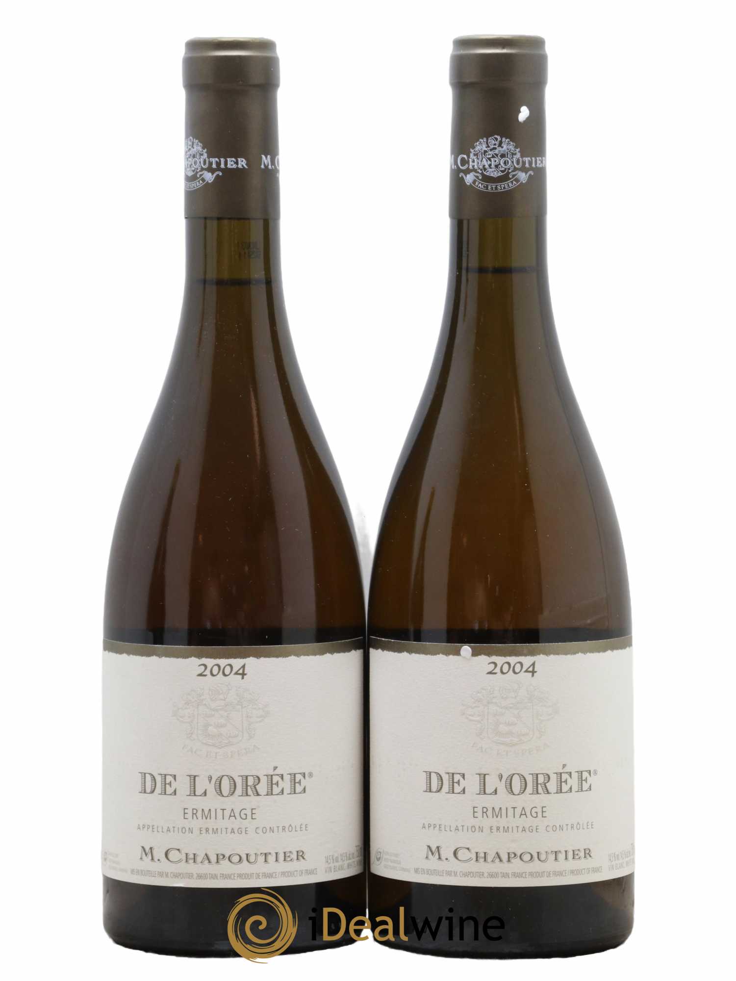 Hermitage Ermitage de l'Orée Chapoutier 2004 - Lot de 2 bouteilles - 0