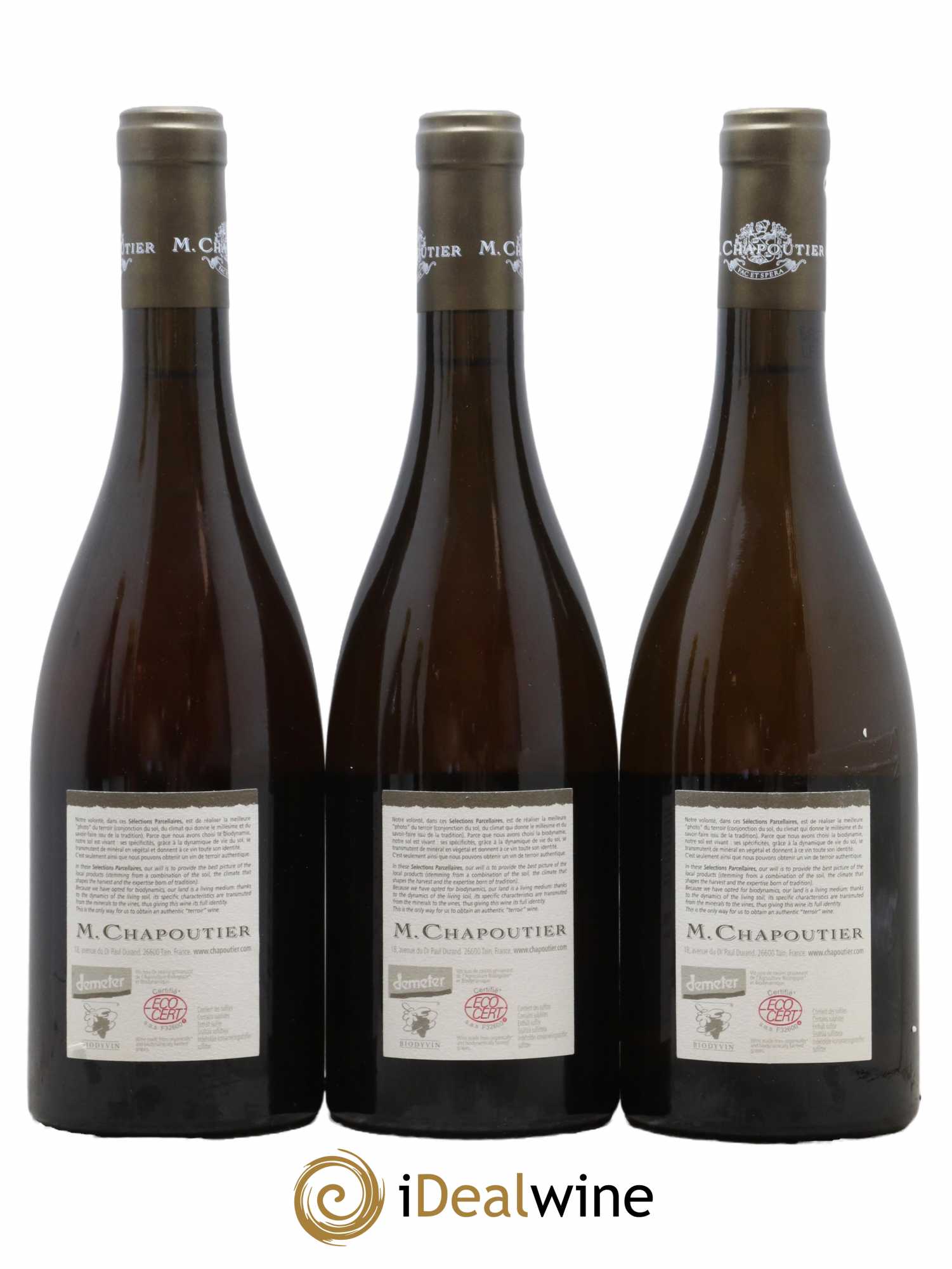 Hermitage Ermitage de l'Orée Chapoutier 2005 - Lot de 3 bouteilles - 1