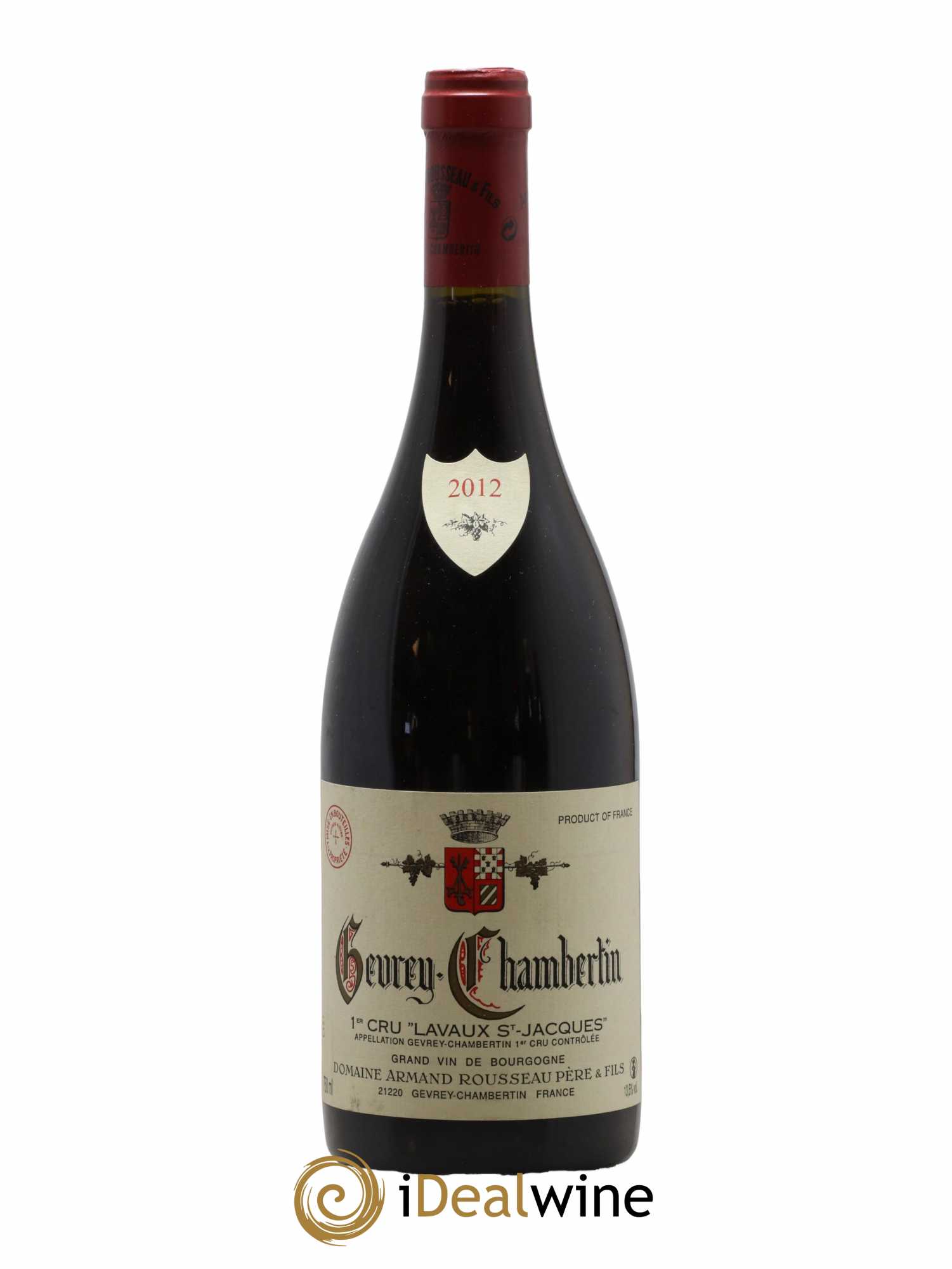 Gevrey-Chambertin 1er Cru Lavaux Saint Jacques Armand Rousseau (Domaine) 2012 - Lot de 1 bouteille - 0