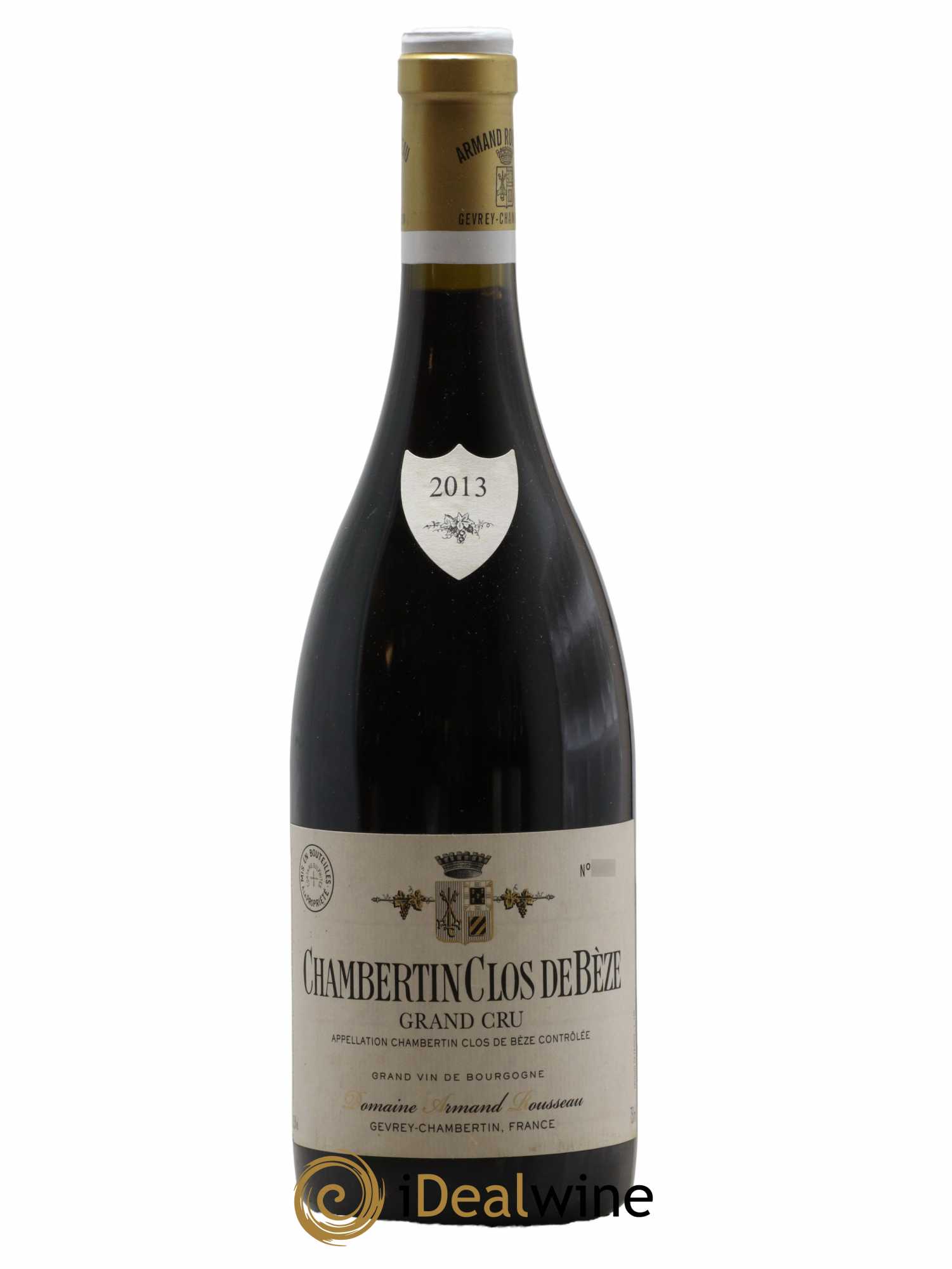 Chambertin Clos de Bèze Grand Cru Armand Rousseau (Domaine) 2013 - Lot de 1 bouteille - 0