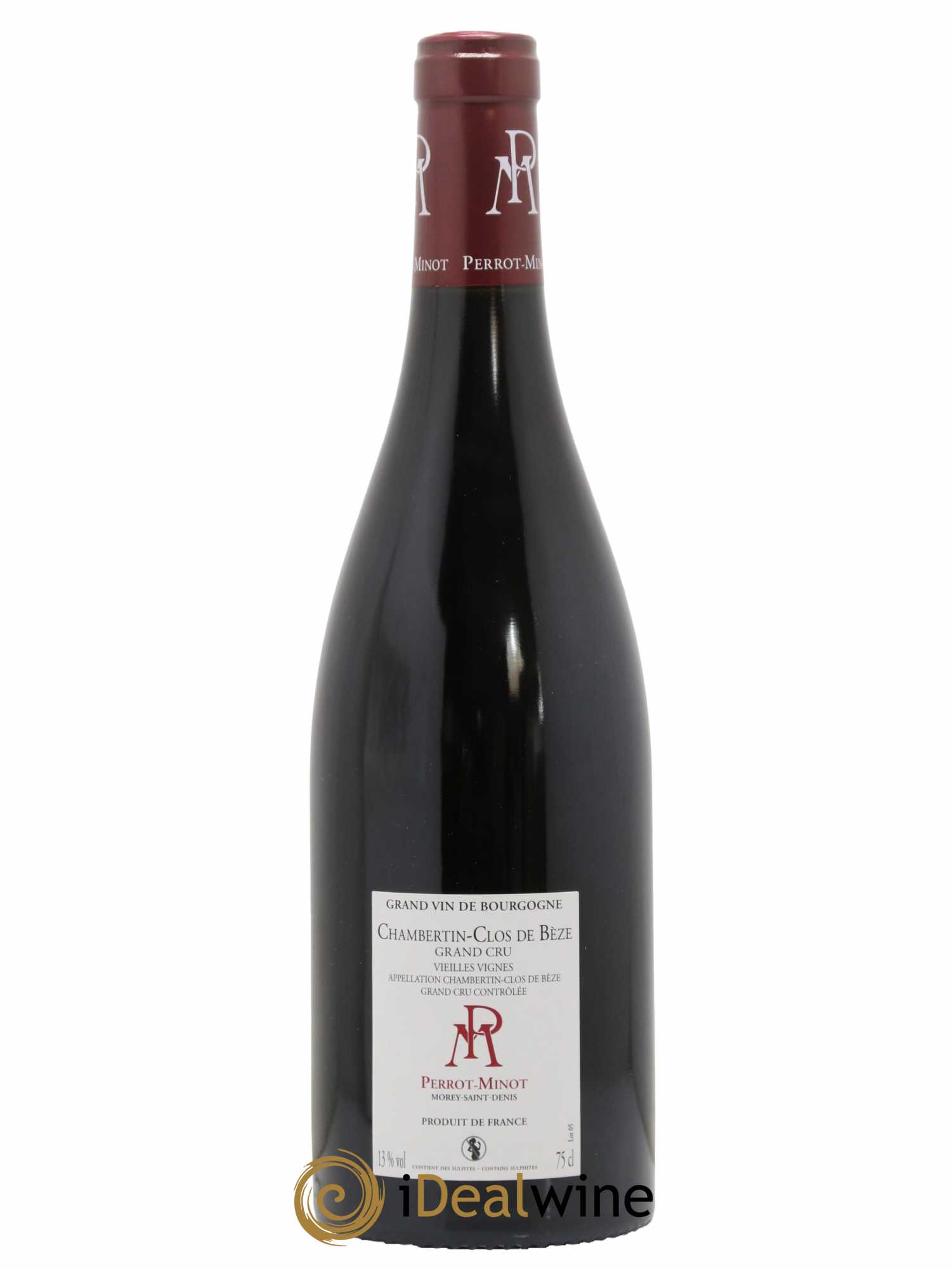 Chambertin Clos de Bèze Grand Cru Vieilles vignes Perrot-Minot 2017 - Lot de 1 bouteille - 1
