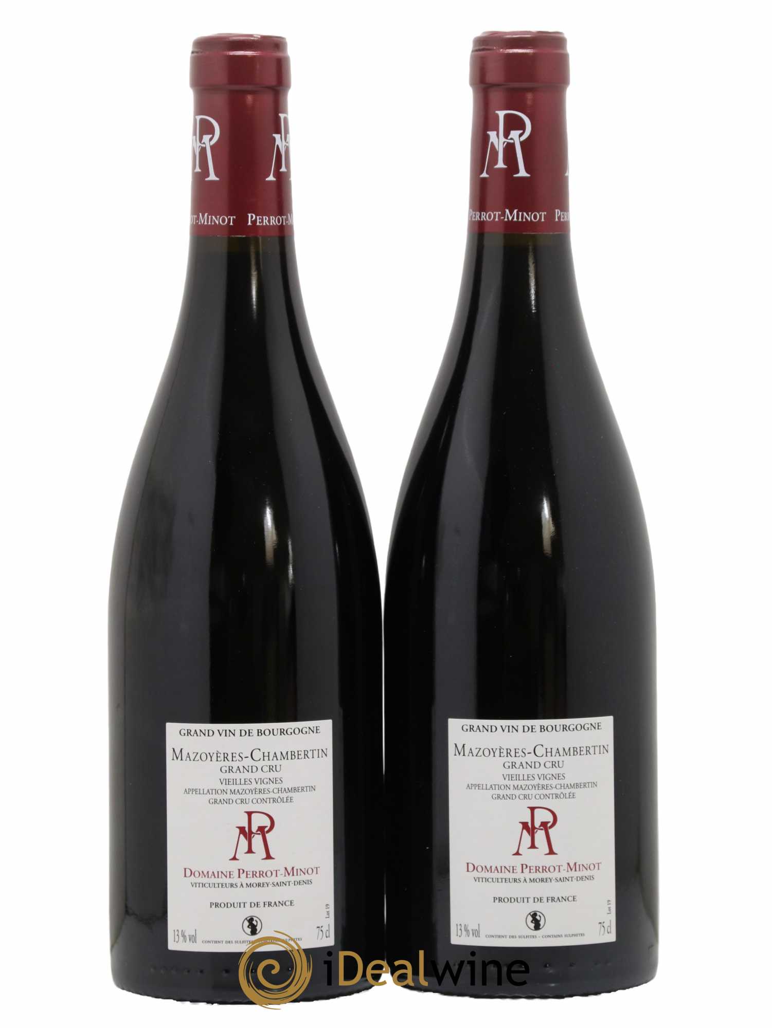 Mazoyères-Chambertin Grand Cru Vieilles Vignes Perrot-Minot 2018 - Lotto di 2 bottiglie - 1