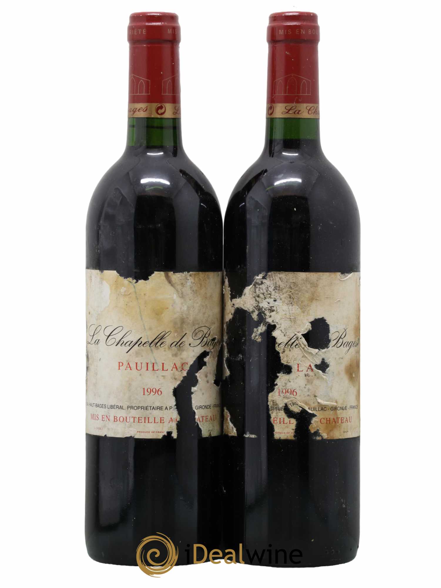 La Chapelle de Haut Bages 1996 - Lot de 2 bouteilles - 0