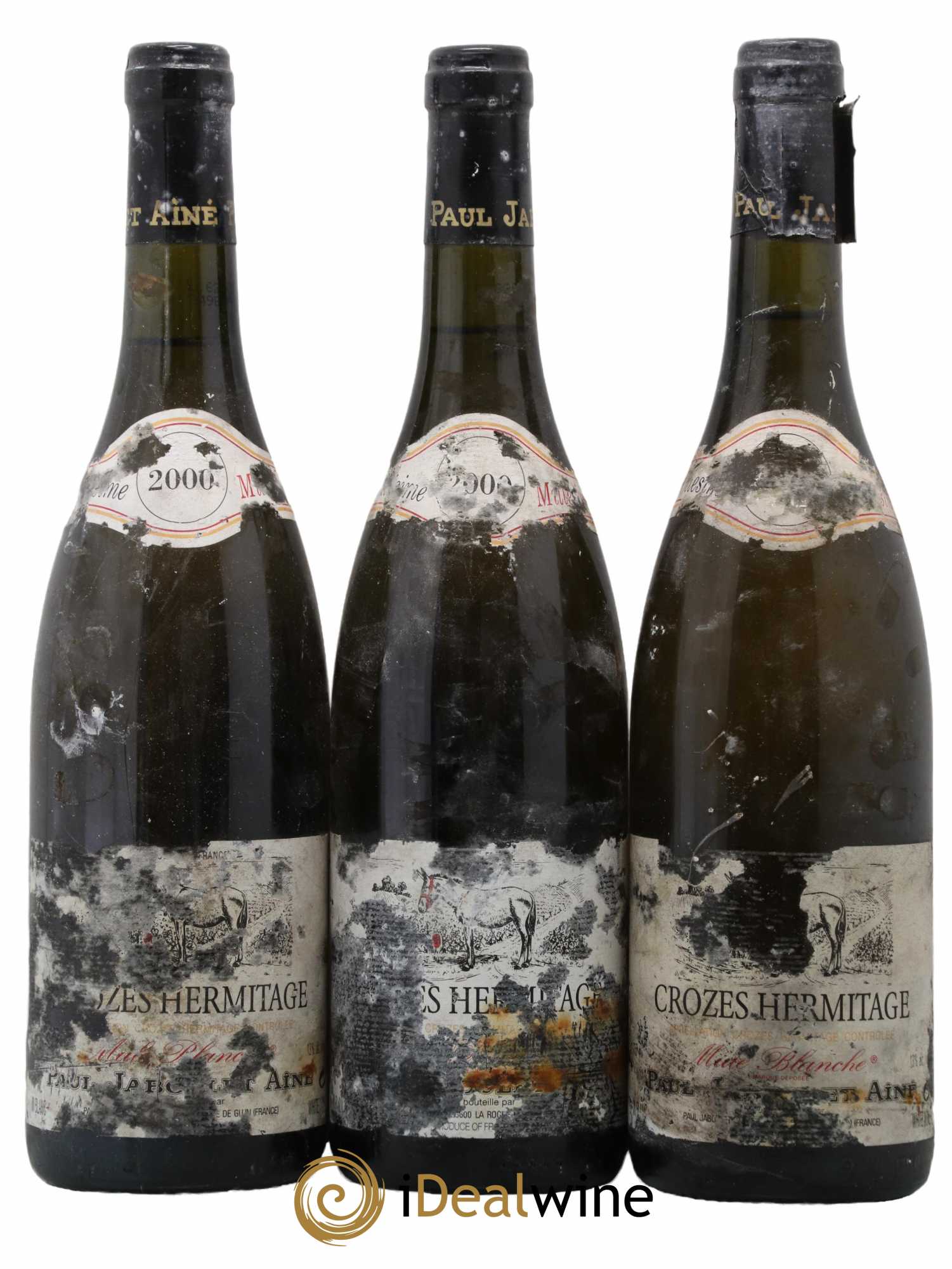 Crozes-Hermitage Paul Jaboulet Ainé 2000 - Lot de 3 bouteilles - 0