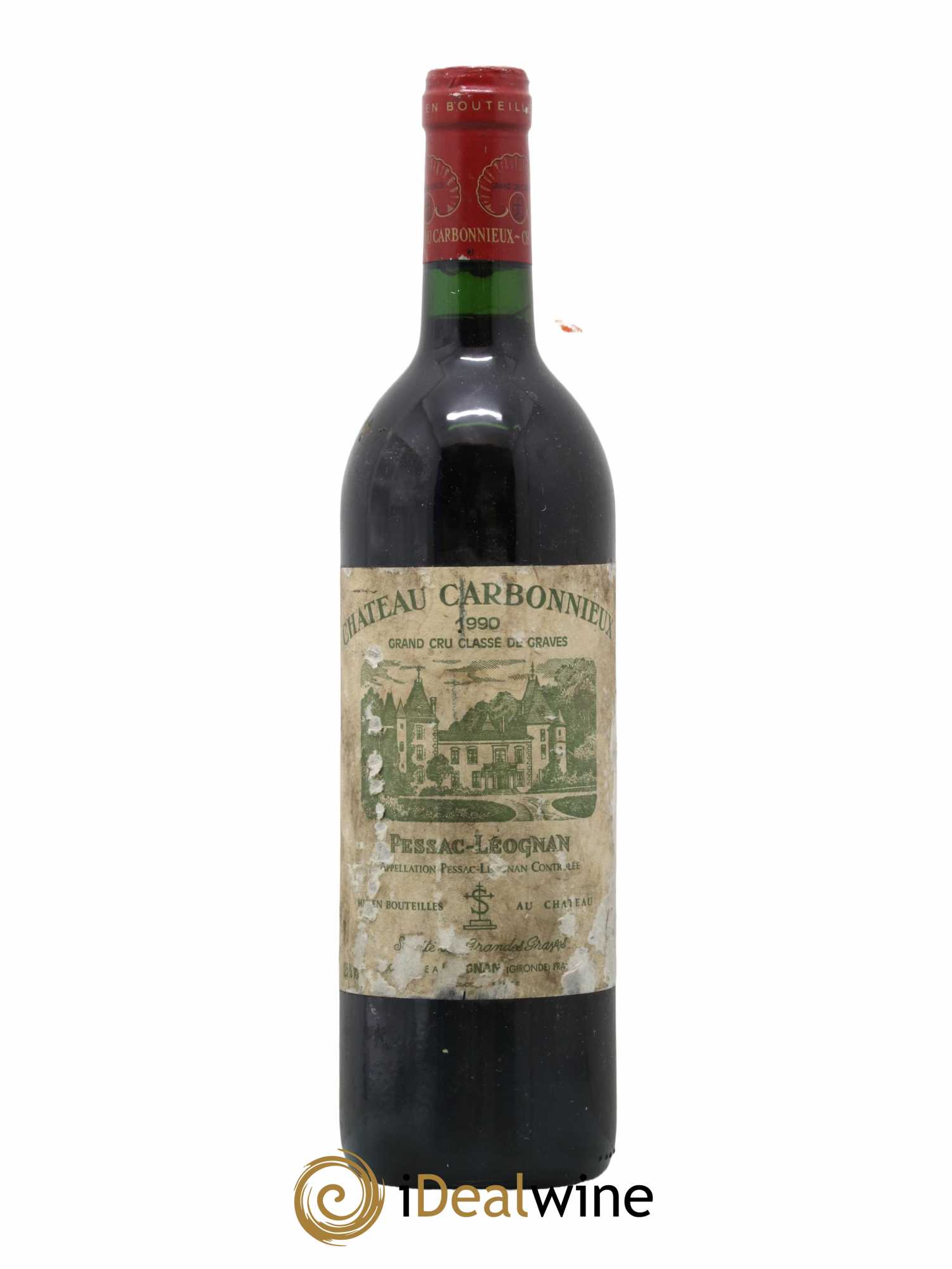 Château Carbonnieux Cru Classé de Graves 1990 - Lot de 1 bouteille - 0