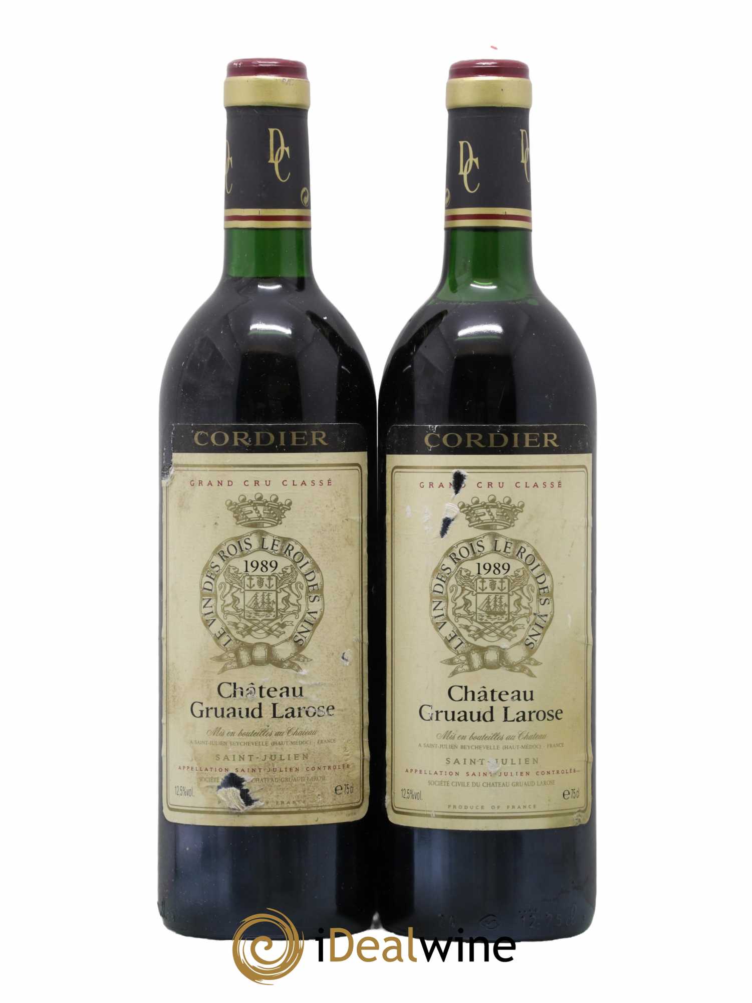 Château Gruaud Larose 2ème Grand Cru Classé 1989 - Lot de 2 bouteilles - 0