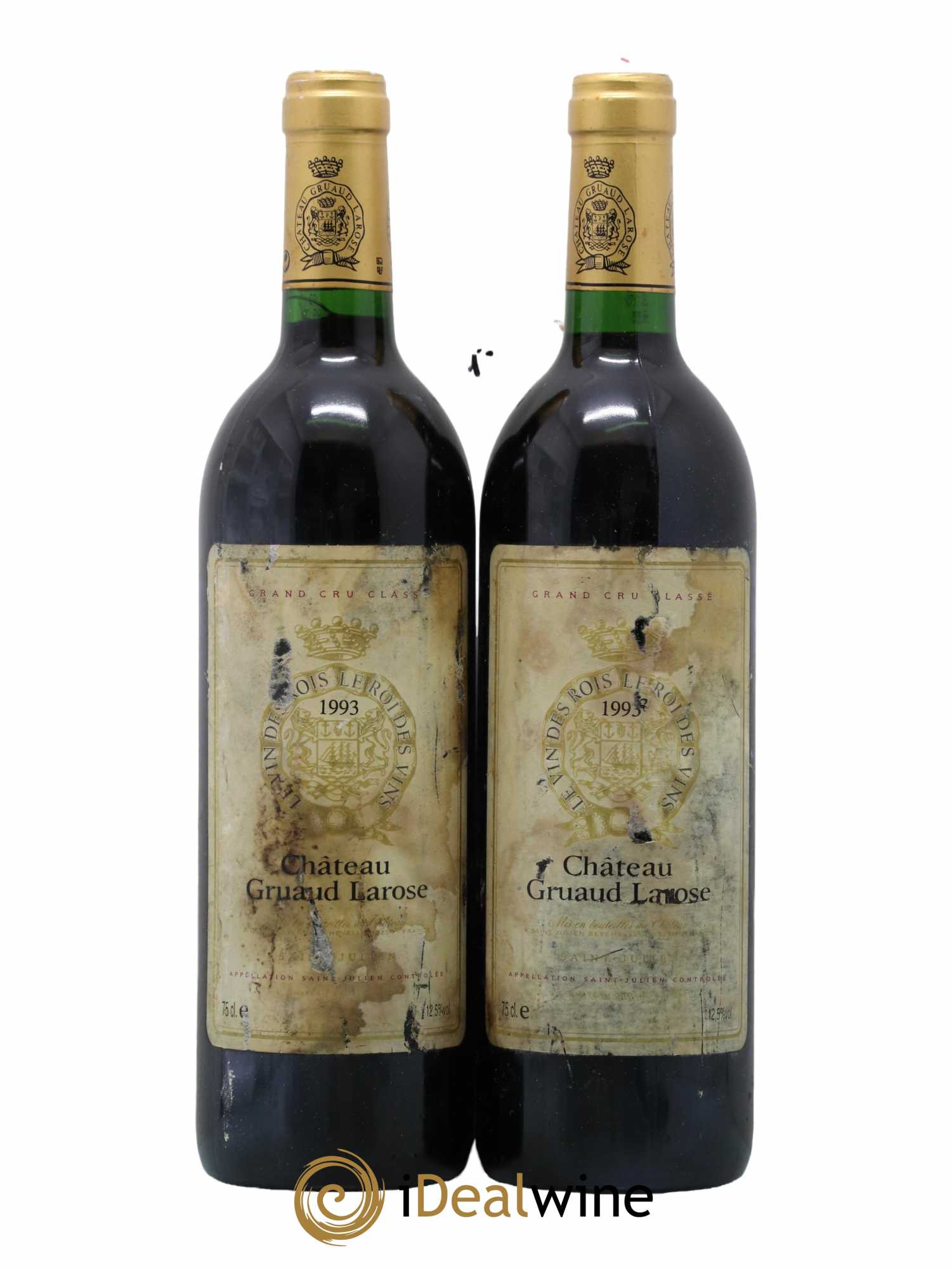 Château Gruaud Larose 2ème Grand Cru Classé 1993 - Lot de 2 bouteilles - 0