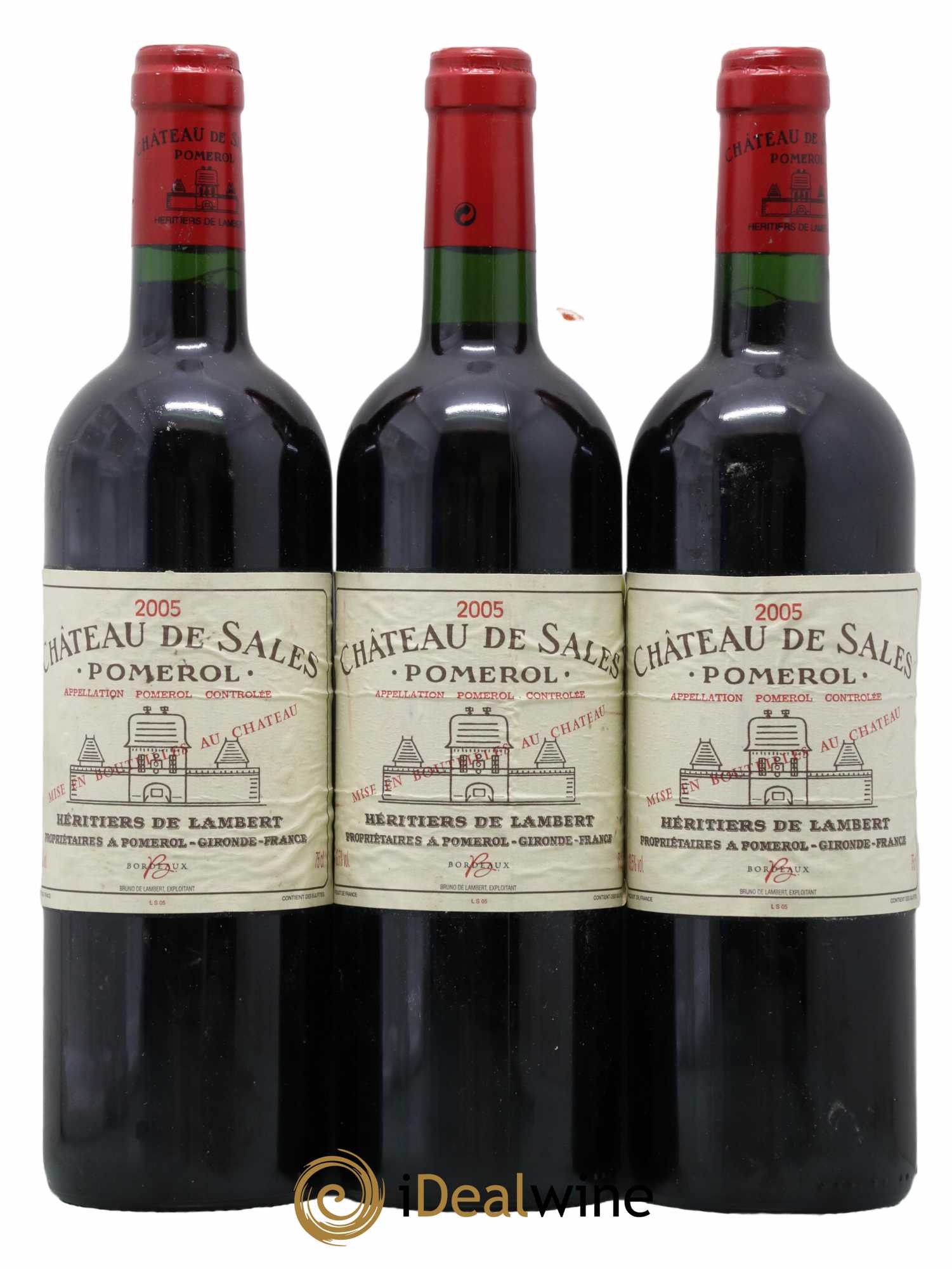 Château de Sales 2005 - Lot de 3 bouteilles - 0