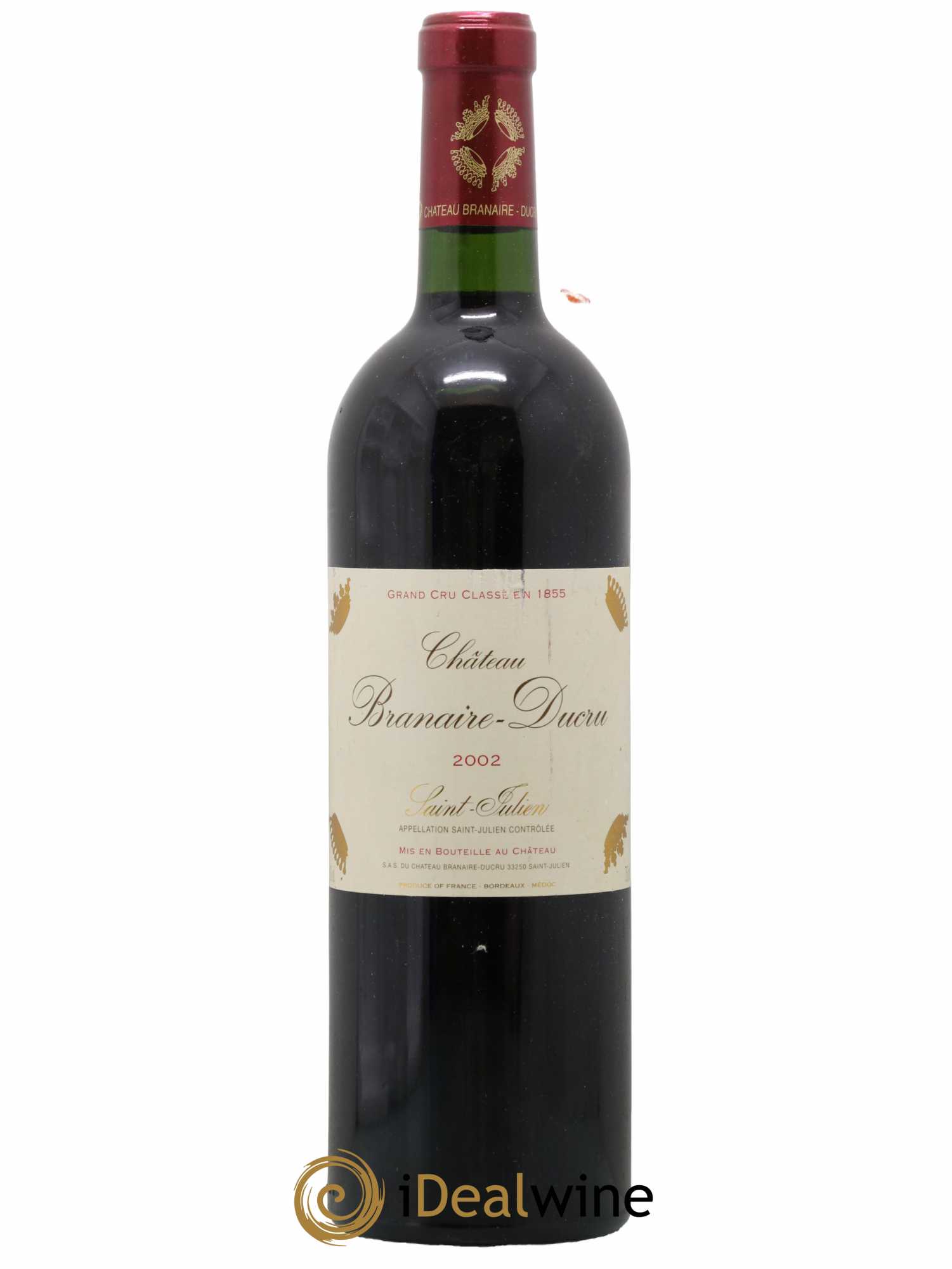 Château Branaire Ducru 4ème Grand Cru Classé 2002 - Lot de 1 bouteille - 0