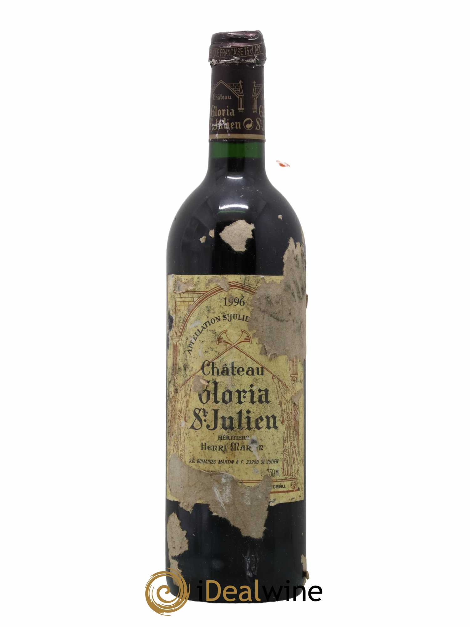 Château Gloria 1996 - Lot de 1 bouteille - 0