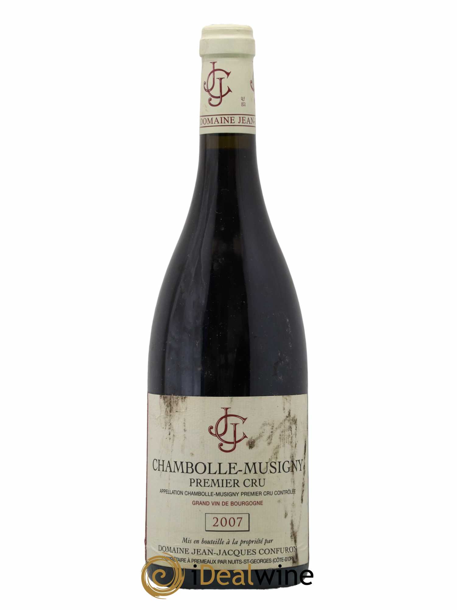 Chambolle-Musigny 1er Cru Jean-Jacques Confuron 2007 - Lot de 1 bouteille - 0