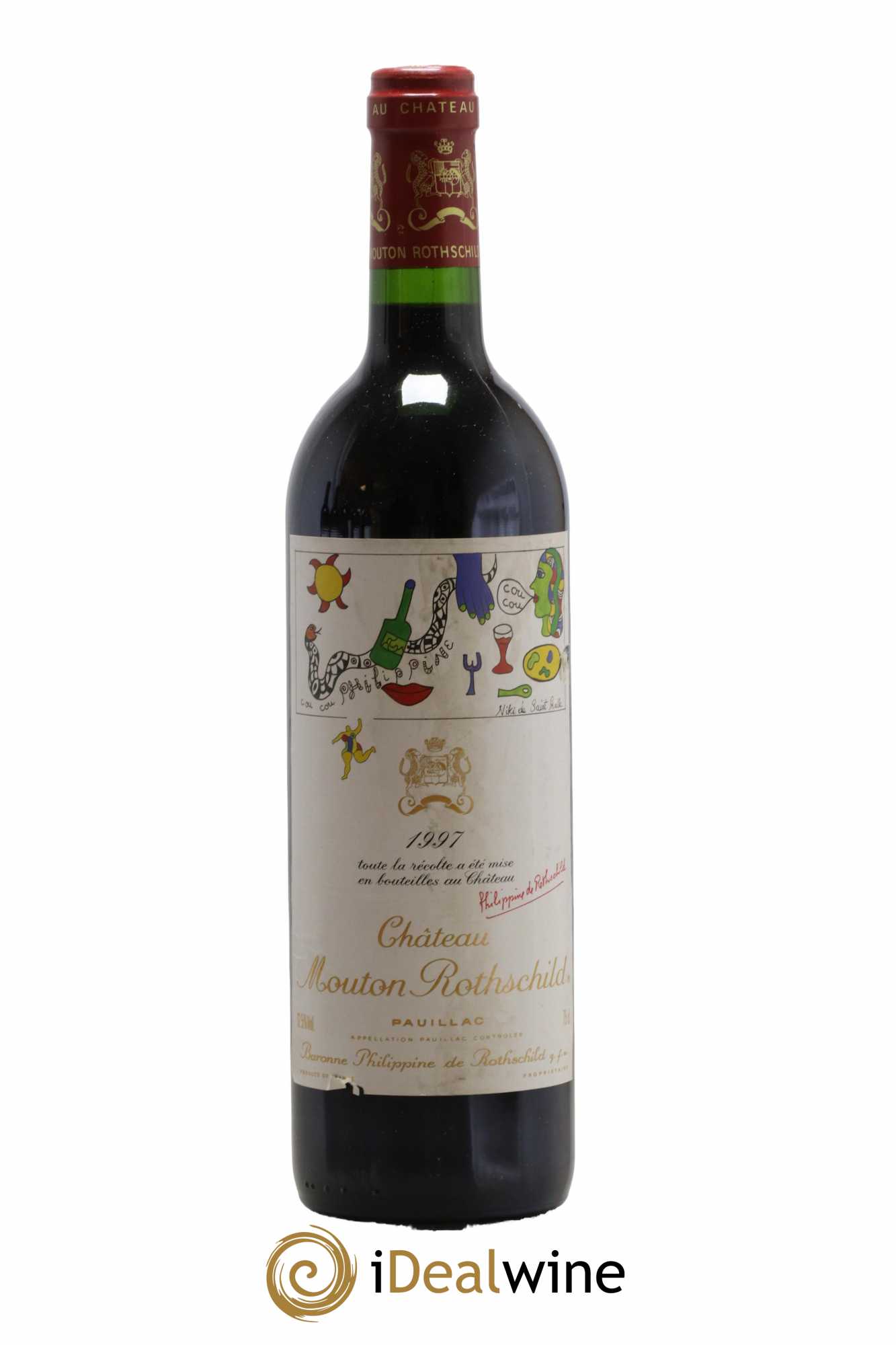 Château Mouton Rothschild 1er Grand Cru Classé 1997 - Lot de 1 bouteille - 0