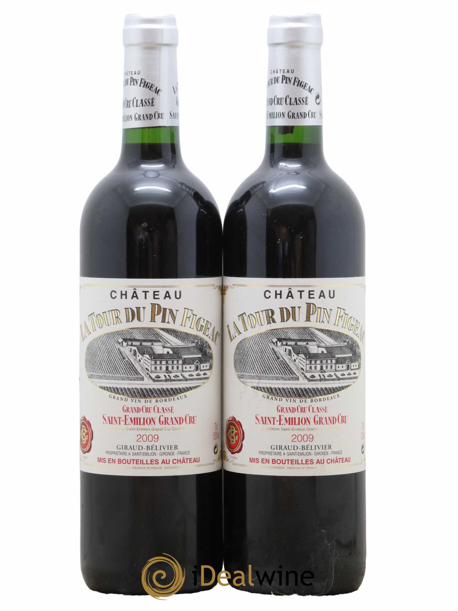 Château la Tour du Pin Figeac 2009 - Lot de 2 bouteilles - 0