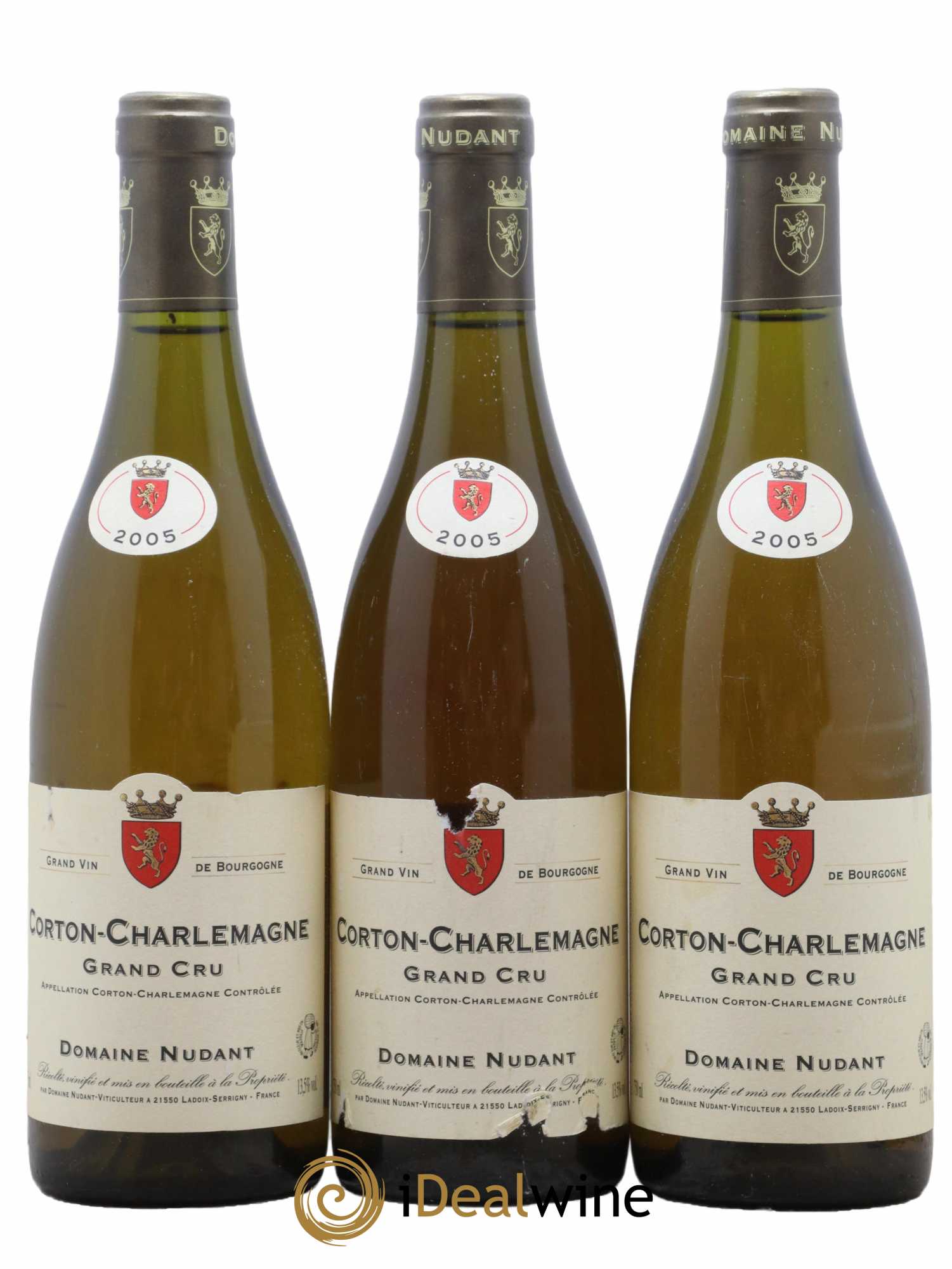 Corton-Charlemagne Grand Cru Nudant 2005 - Lot de 3 bouteilles - 0