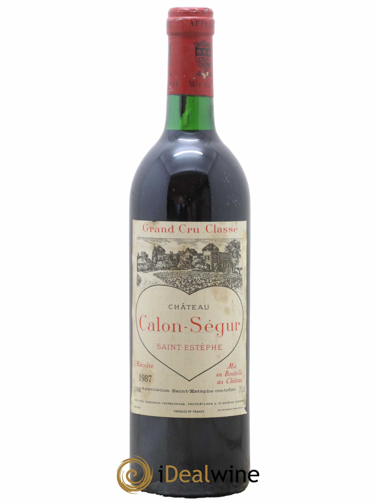 Château Calon Ségur 3ème Grand Cru Classé 1987 - Lot de 1 bouteille - 0