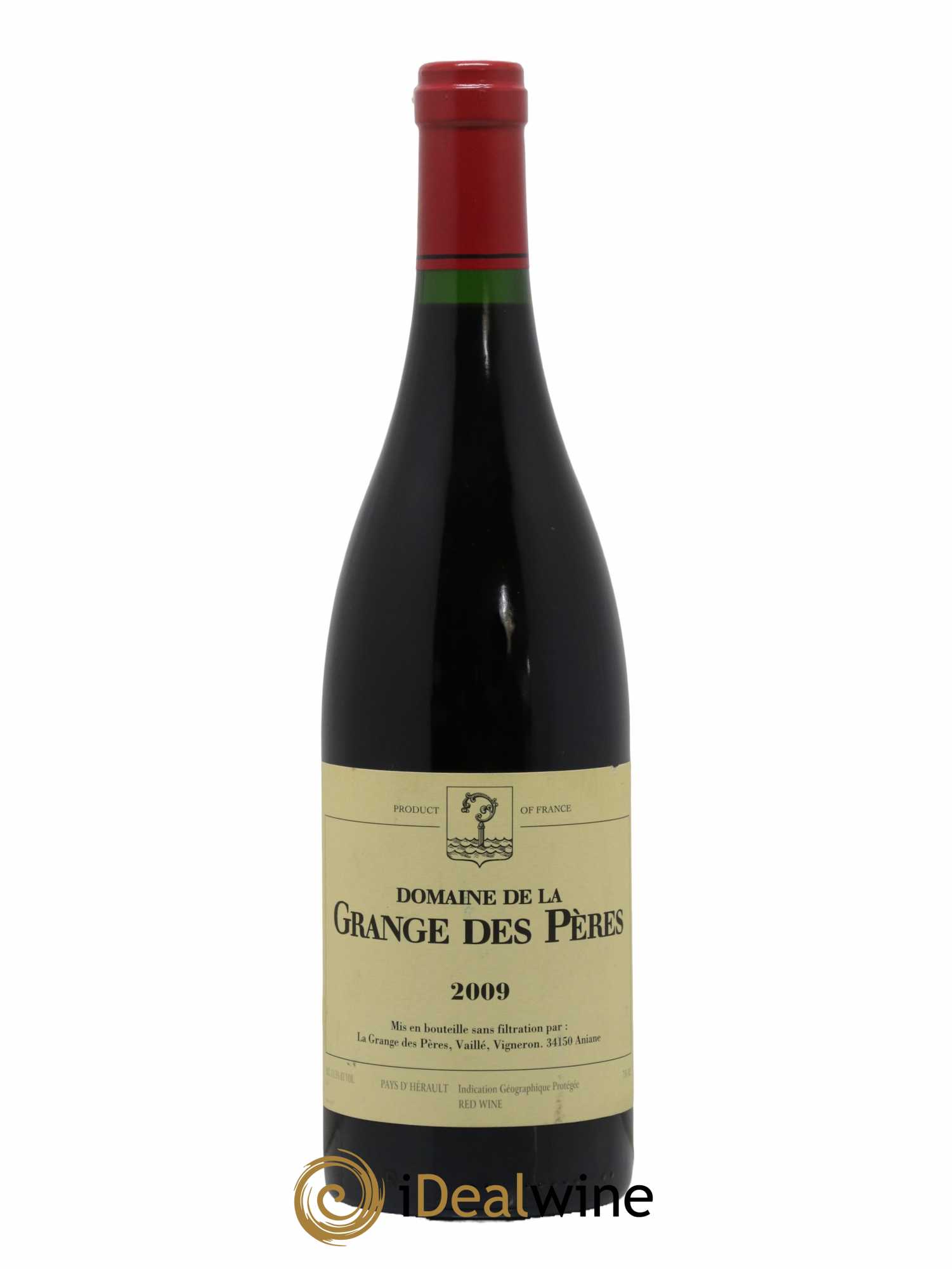 Pays d'Hérault Grange des Pères Laurent Vaillé 2009 - Lot de 1 bouteille - 0