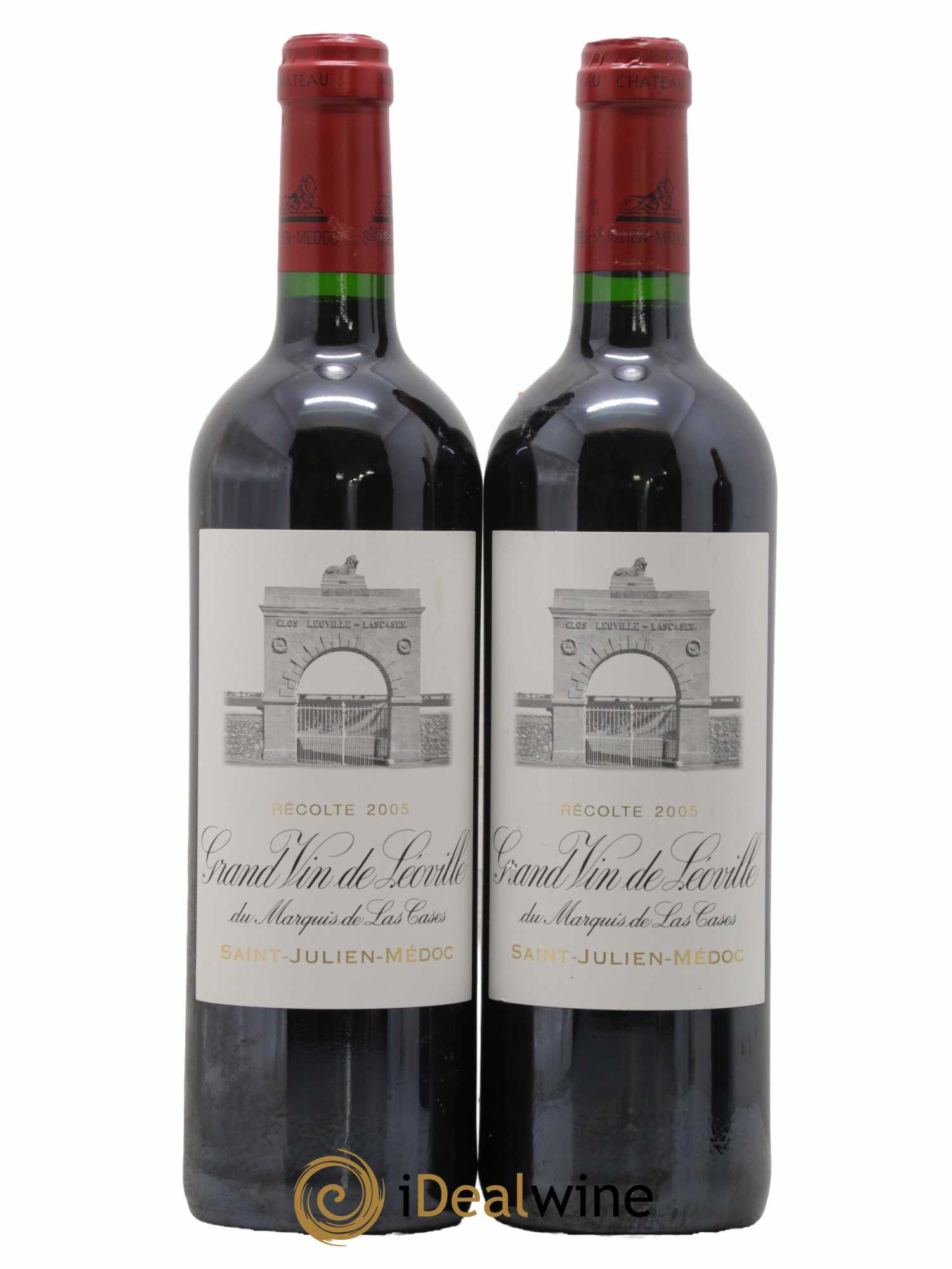 Château Léoville Las Cases 2ème Grand Cru Classé 2005 - Lot de 2 bouteilles - 0